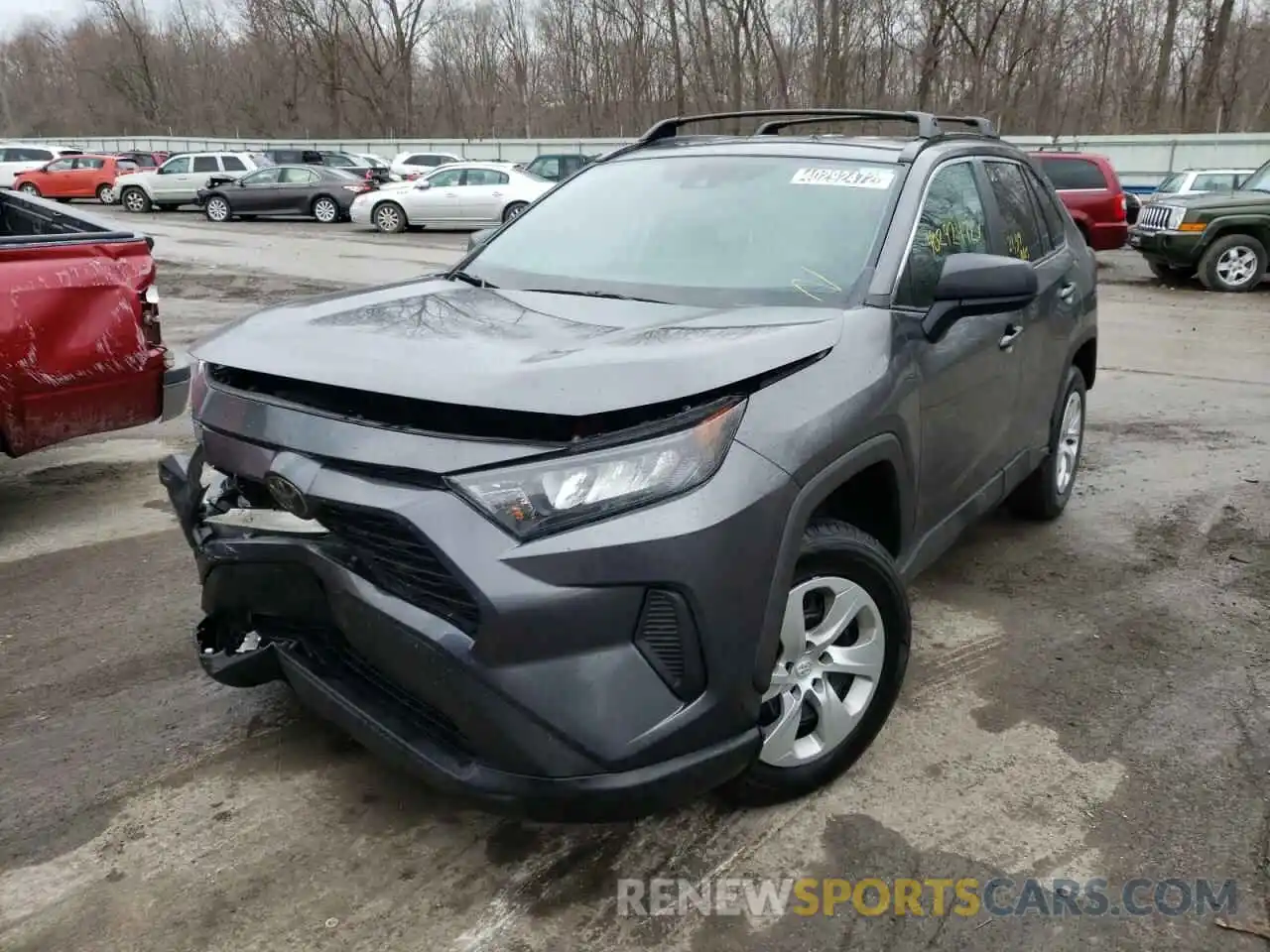 2 Photograph of a damaged car 2T3H1RFV4MC104372 TOYOTA RAV4 2021