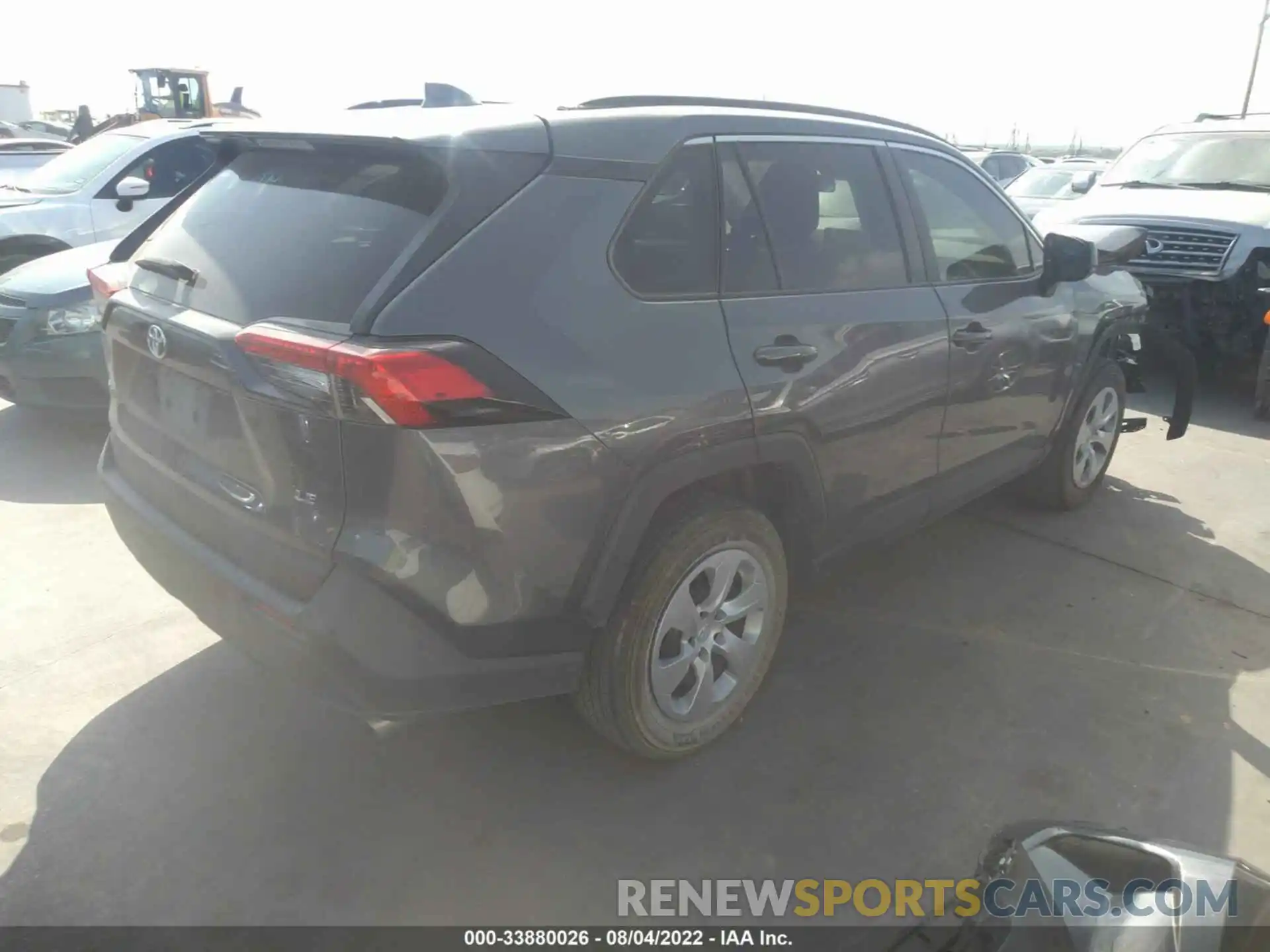 4 Фотография поврежденного автомобиля 2T3H1RFV4MC105232 TOYOTA RAV4 2021