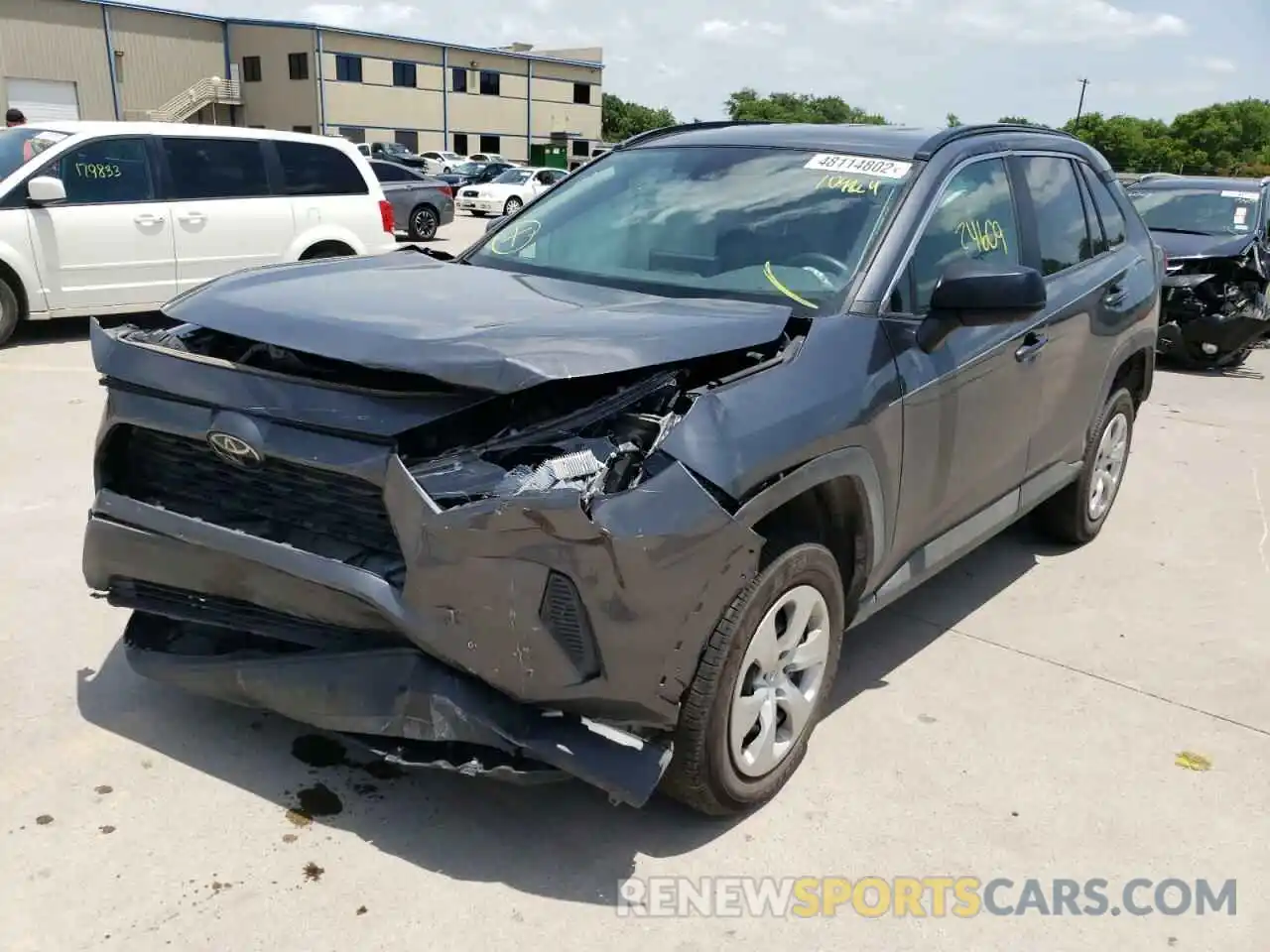 2 Photograph of a damaged car 2T3H1RFV4MC109264 TOYOTA RAV4 2021