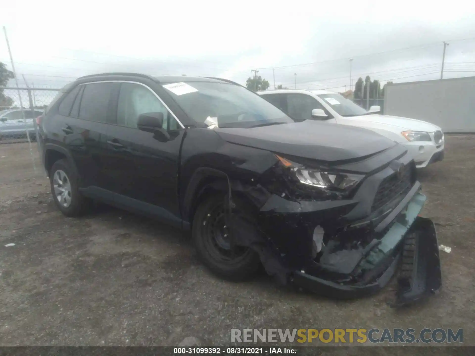 1 Photograph of a damaged car 2T3H1RFV4MC123097 TOYOTA RAV4 2021