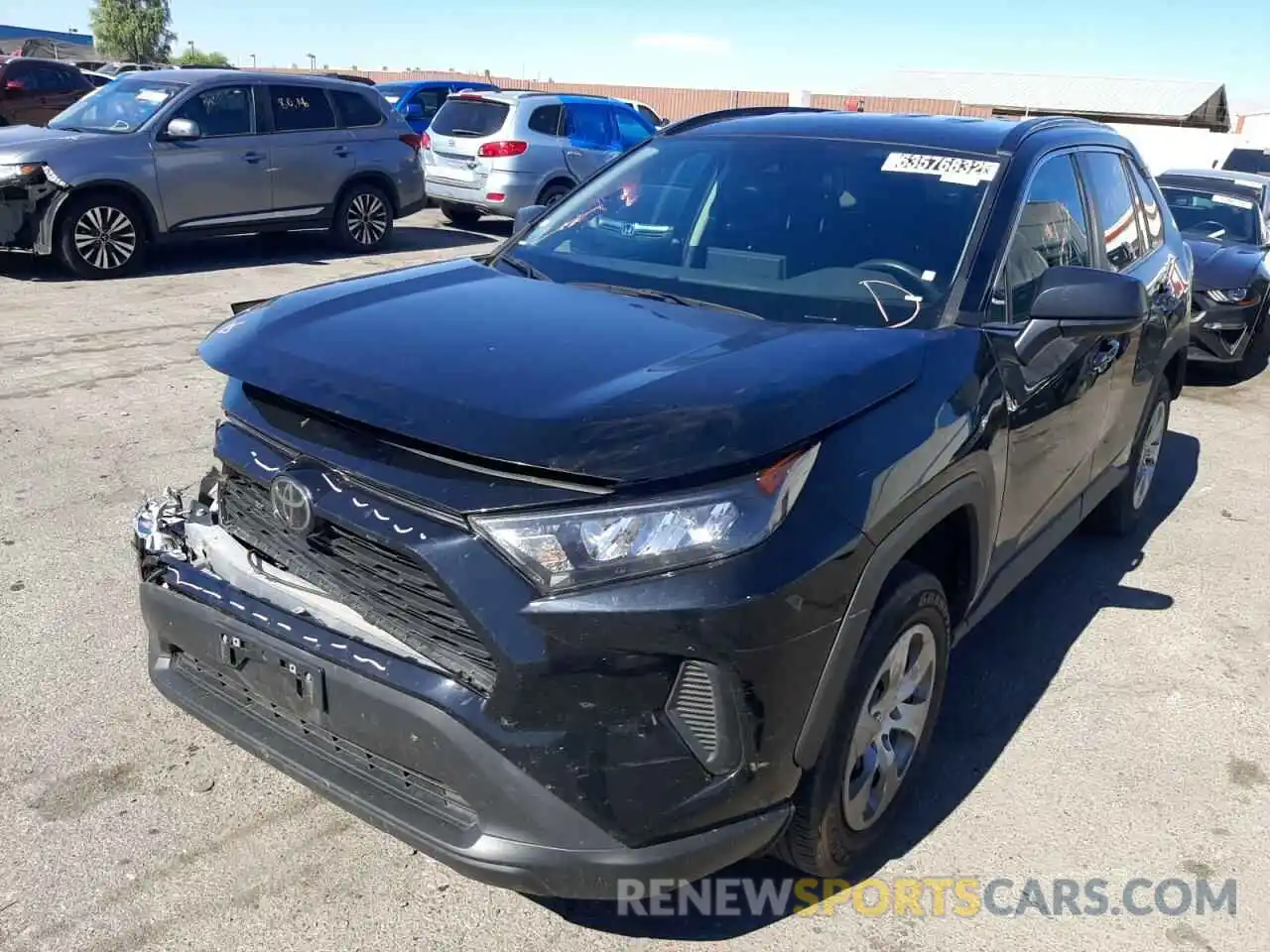 2 Photograph of a damaged car 2T3H1RFV4MC124394 TOYOTA RAV4 2021