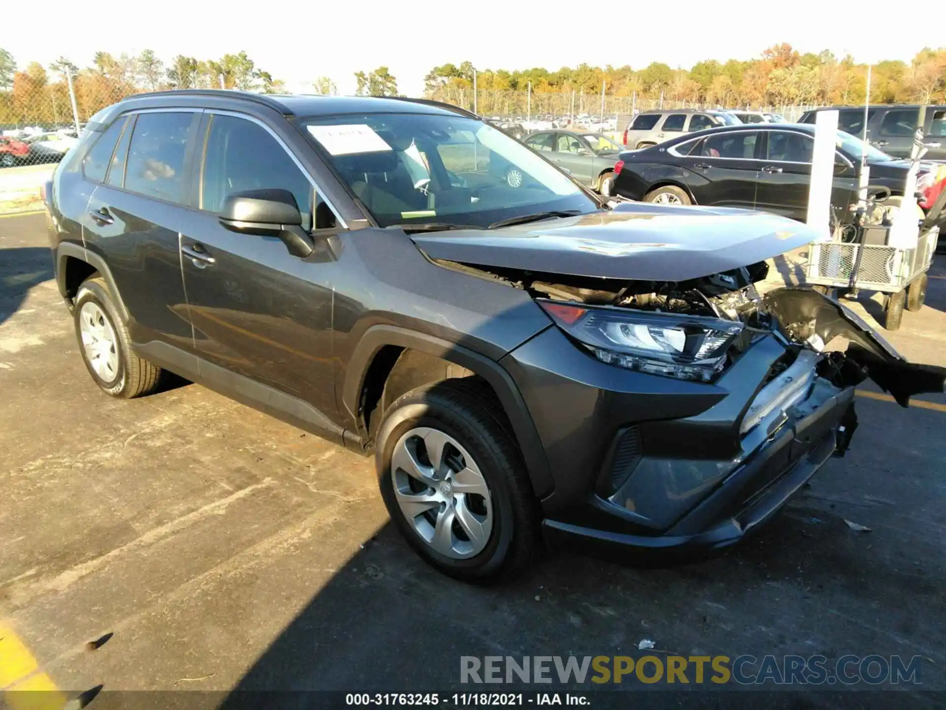 1 Photograph of a damaged car 2T3H1RFV4MC127862 TOYOTA RAV4 2021