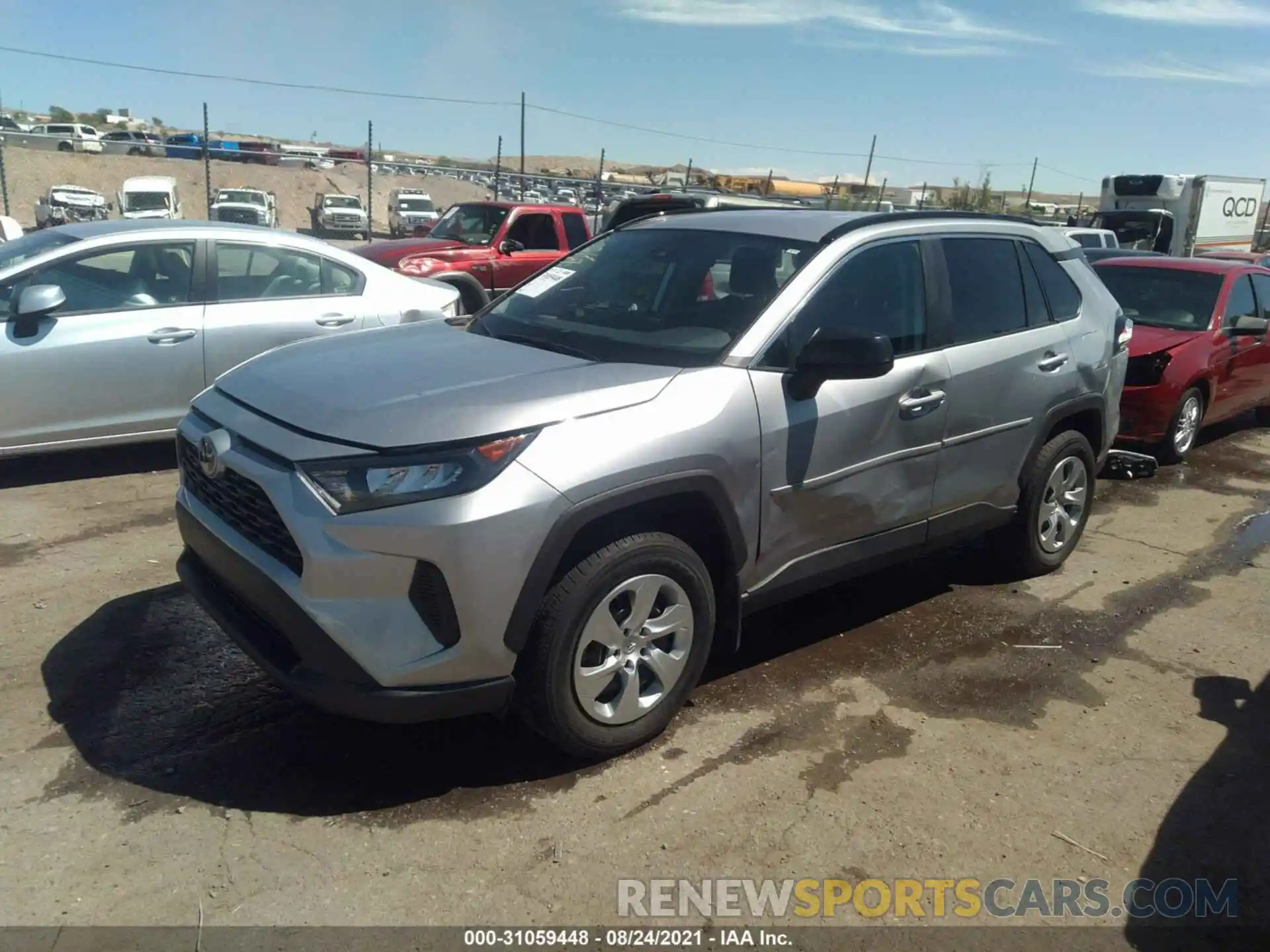 2 Фотография поврежденного автомобиля 2T3H1RFV4MC138148 TOYOTA RAV4 2021