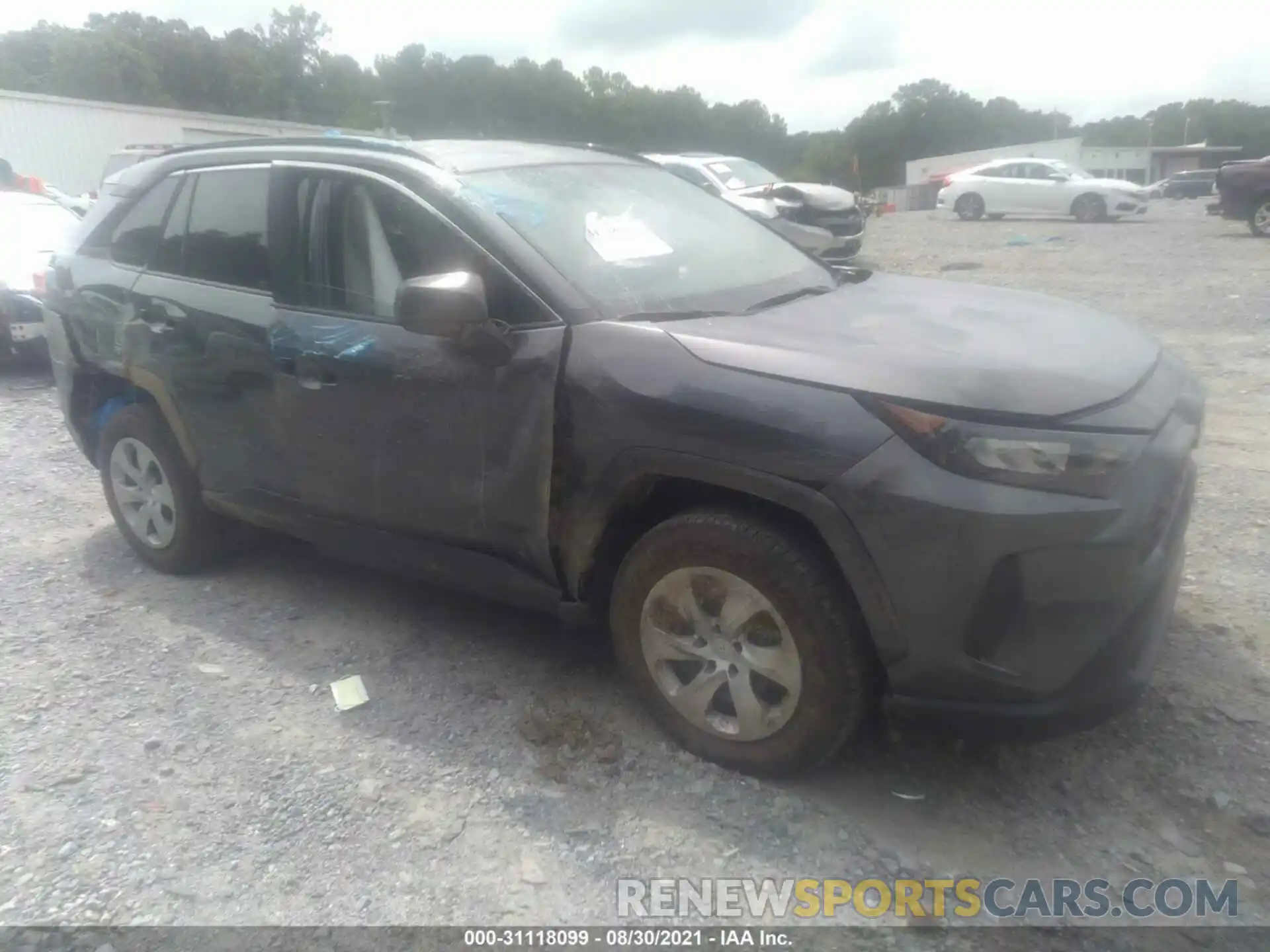 1 Photograph of a damaged car 2T3H1RFV4MC143348 TOYOTA RAV4 2021