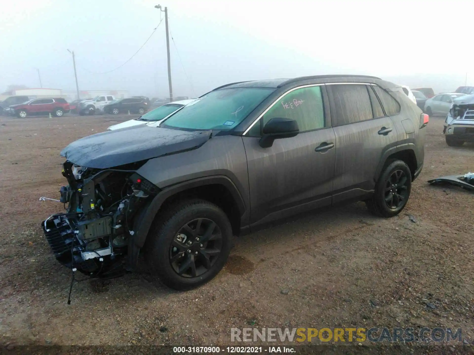 2 Photograph of a damaged car 2T3H1RFV4MC154687 TOYOTA RAV4 2021