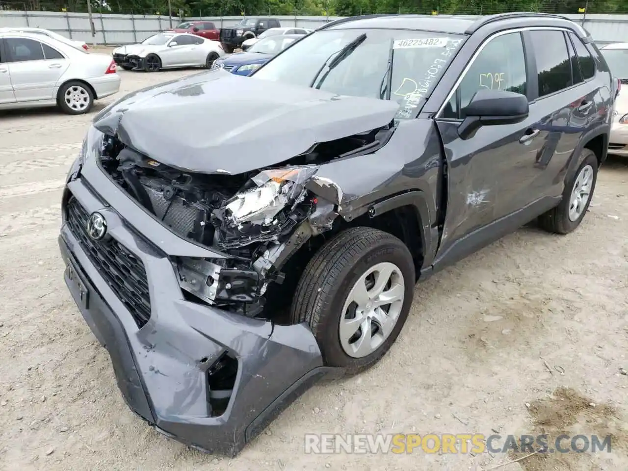 2 Photograph of a damaged car 2T3H1RFV4MC159436 TOYOTA RAV4 2021