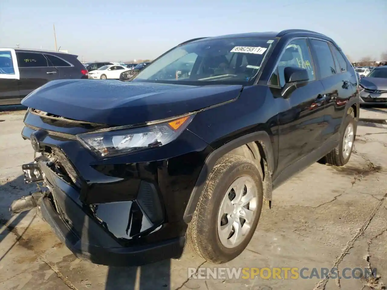 2 Photograph of a damaged car 2T3H1RFV4MW105522 TOYOTA RAV4 2021