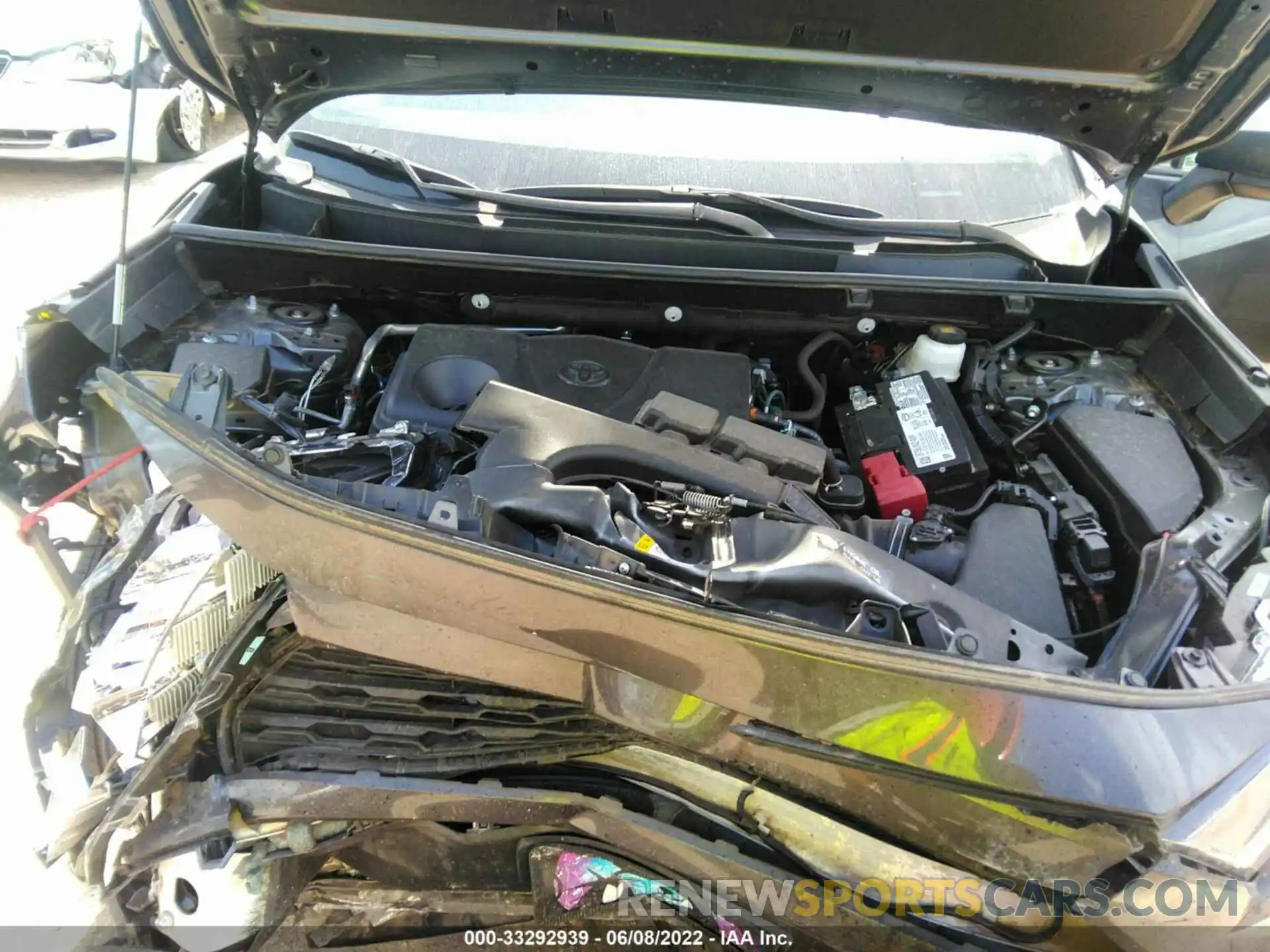 10 Фотография поврежденного автомобиля 2T3H1RFV4MW134471 TOYOTA RAV4 2021