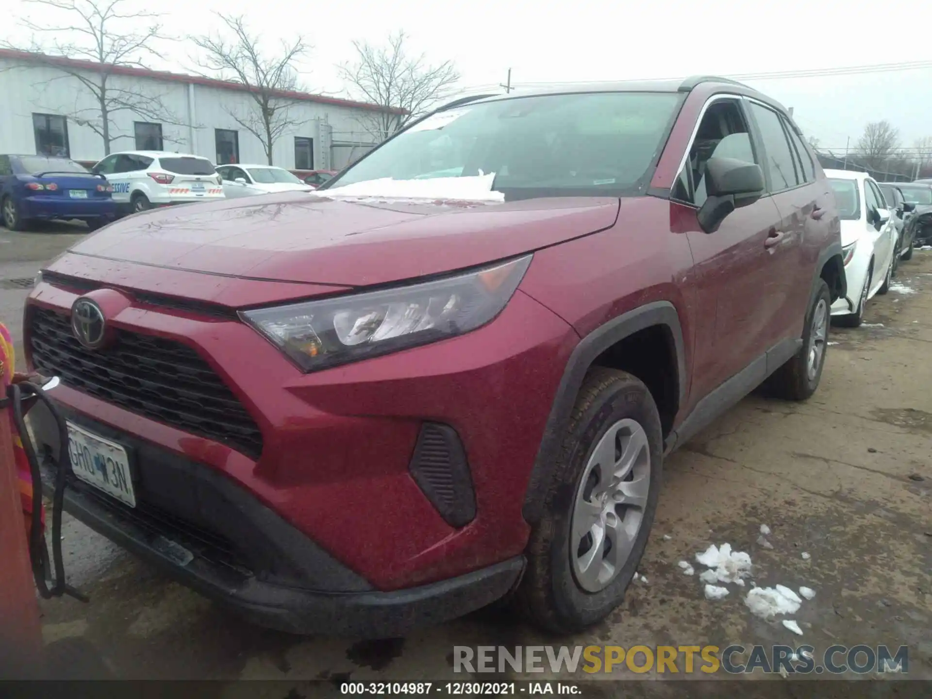 2 Photograph of a damaged car 2T3H1RFV4MW142151 TOYOTA RAV4 2021