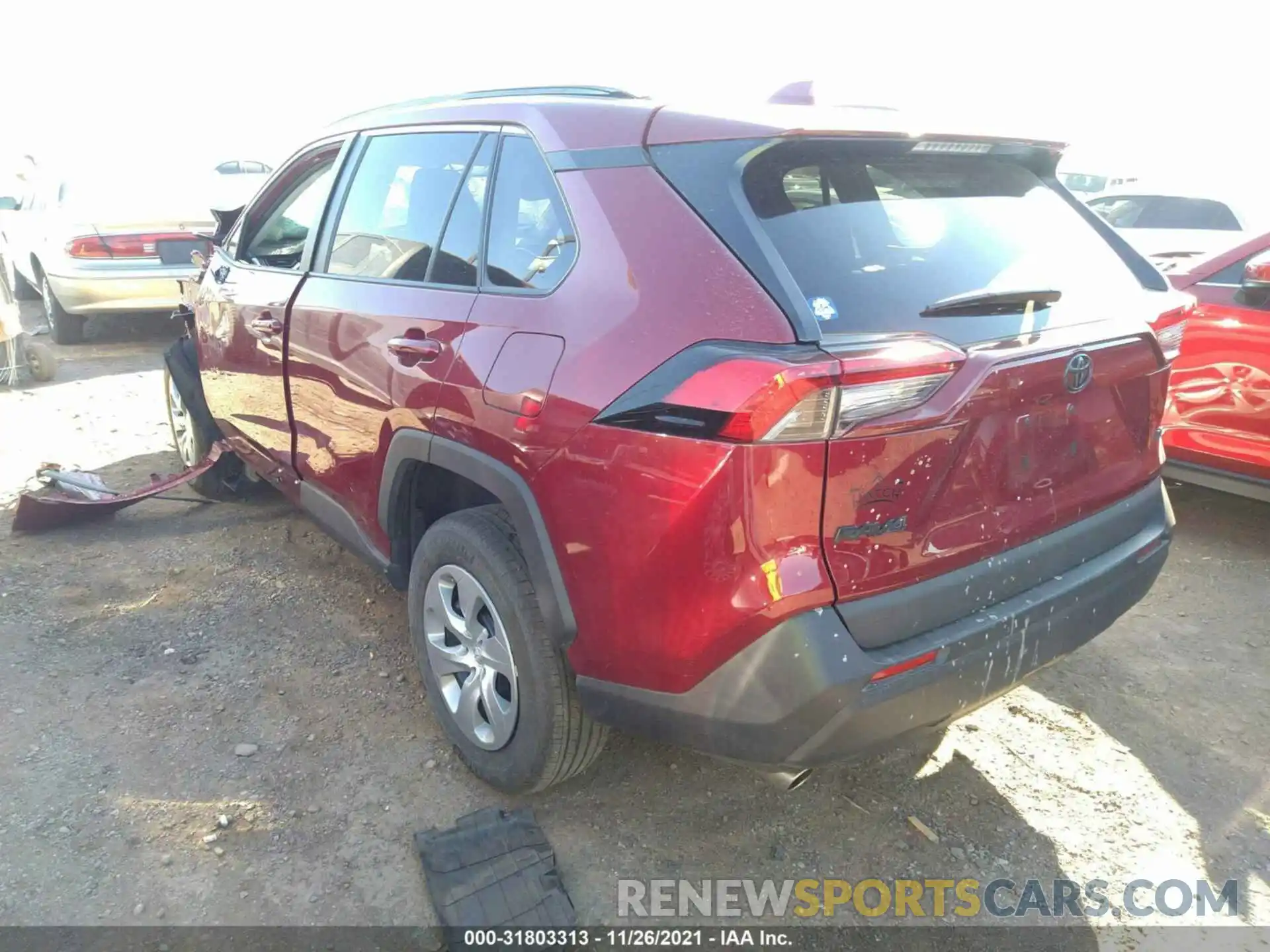 3 Photograph of a damaged car 2T3H1RFV4MW161072 TOYOTA RAV4 2021