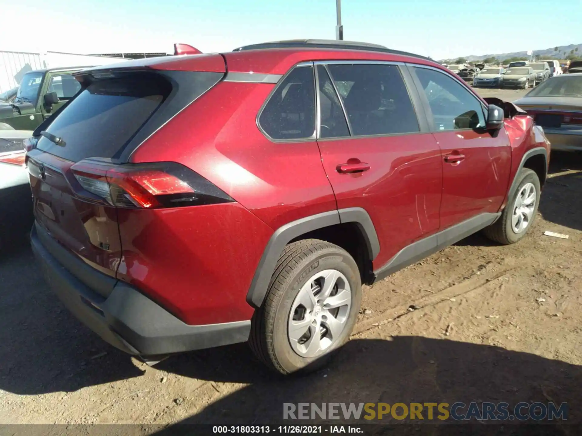 4 Photograph of a damaged car 2T3H1RFV4MW161072 TOYOTA RAV4 2021