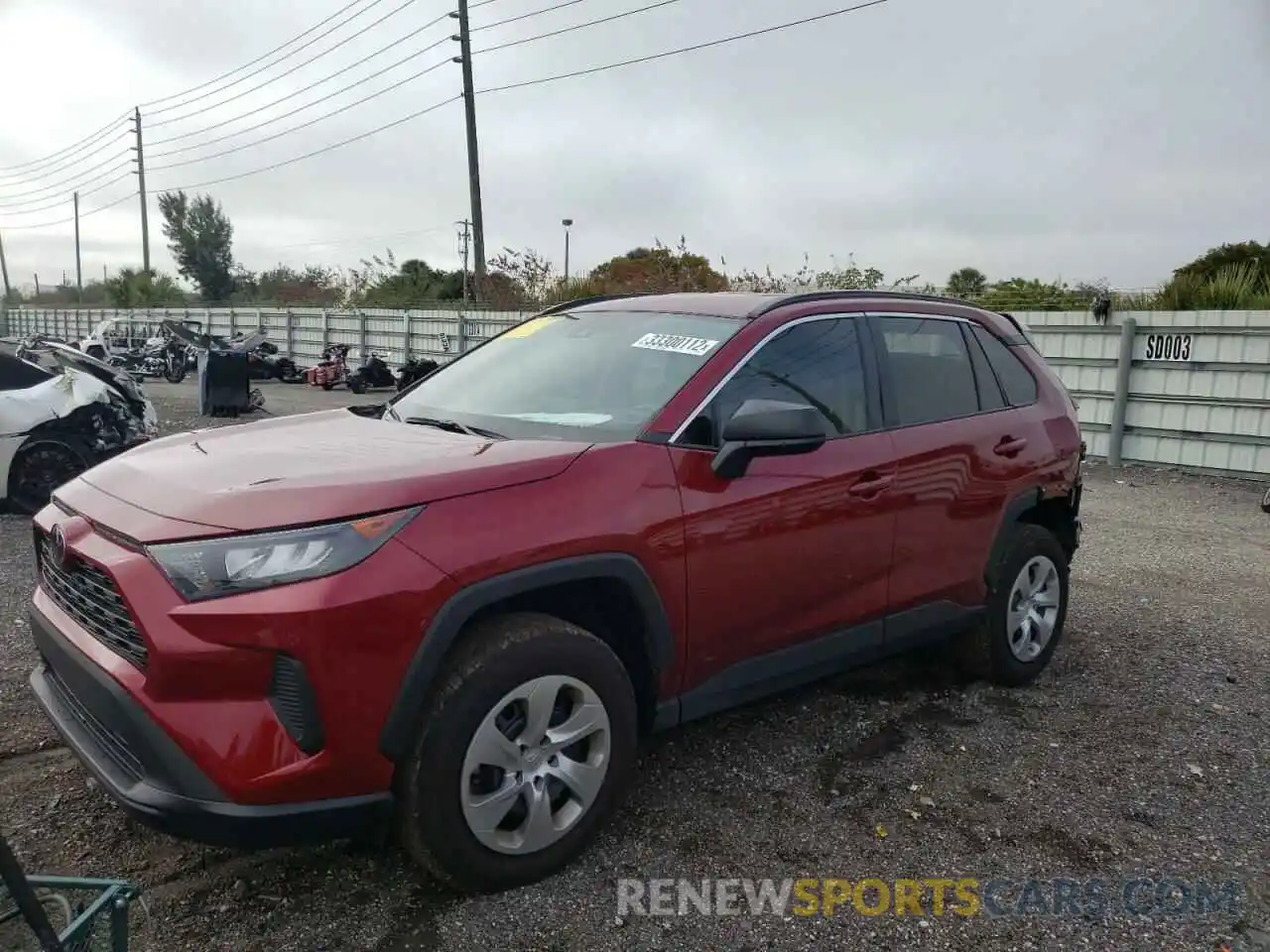 2 Photograph of a damaged car 2T3H1RFV4MW162450 TOYOTA RAV4 2021