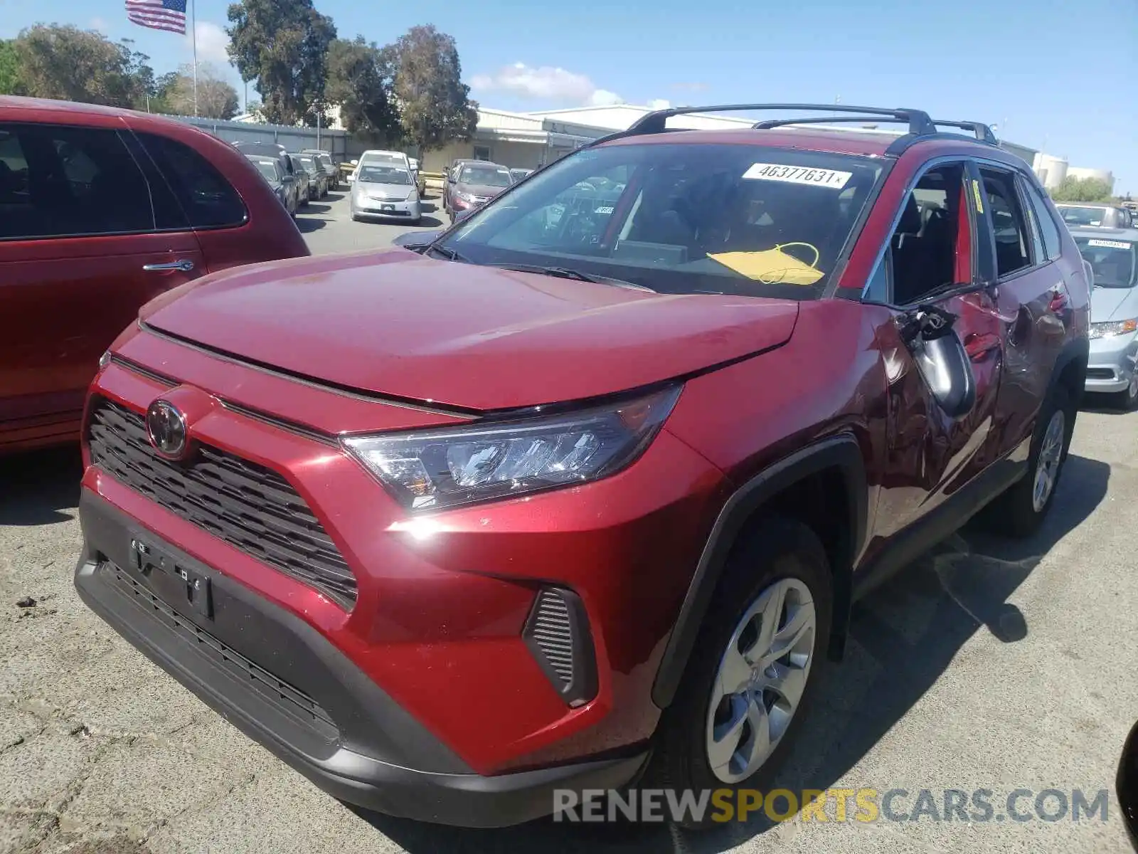 2 Photograph of a damaged car 2T3H1RFV5MC090238 TOYOTA RAV4 2021