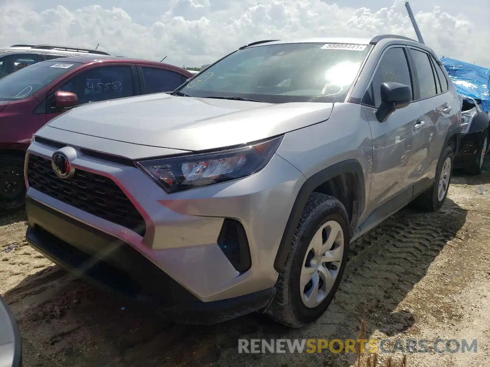 2 Photograph of a damaged car 2T3H1RFV5MC099263 TOYOTA RAV4 2021