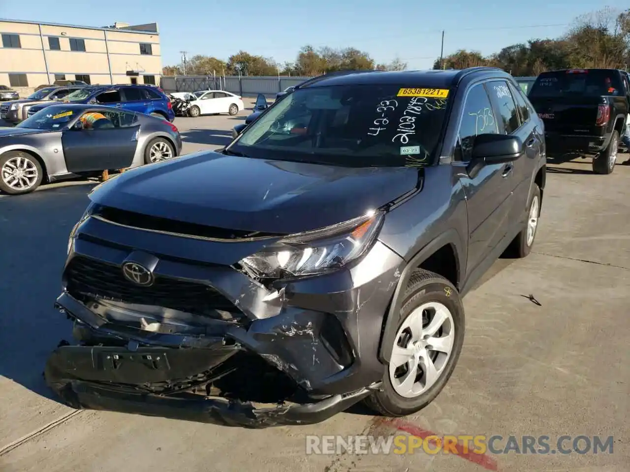 2 Photograph of a damaged car 2T3H1RFV5MC108852 TOYOTA RAV4 2021