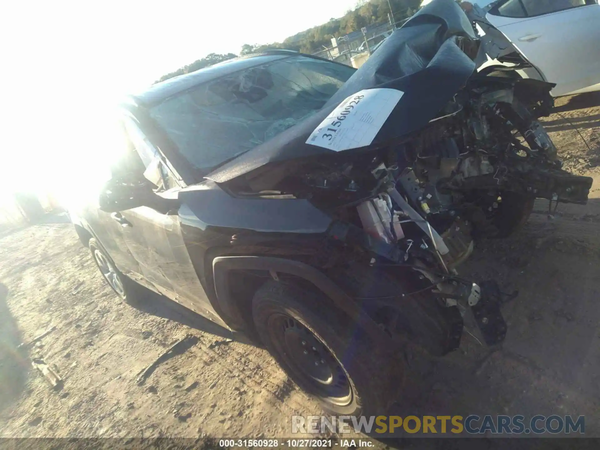 1 Photograph of a damaged car 2T3H1RFV5MC111993 TOYOTA RAV4 2021