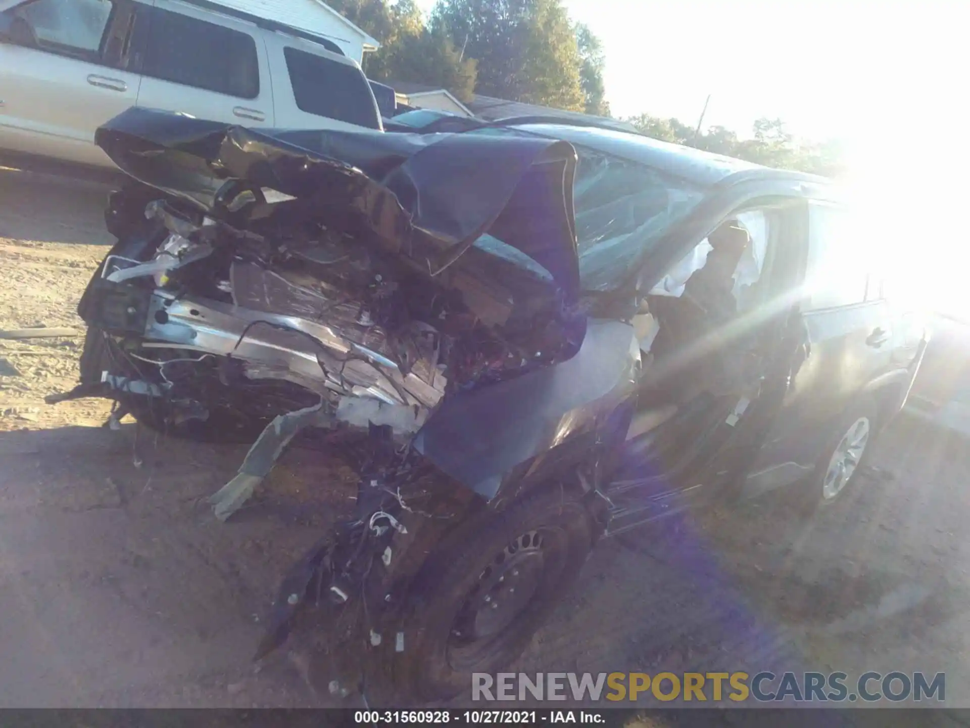 2 Photograph of a damaged car 2T3H1RFV5MC111993 TOYOTA RAV4 2021