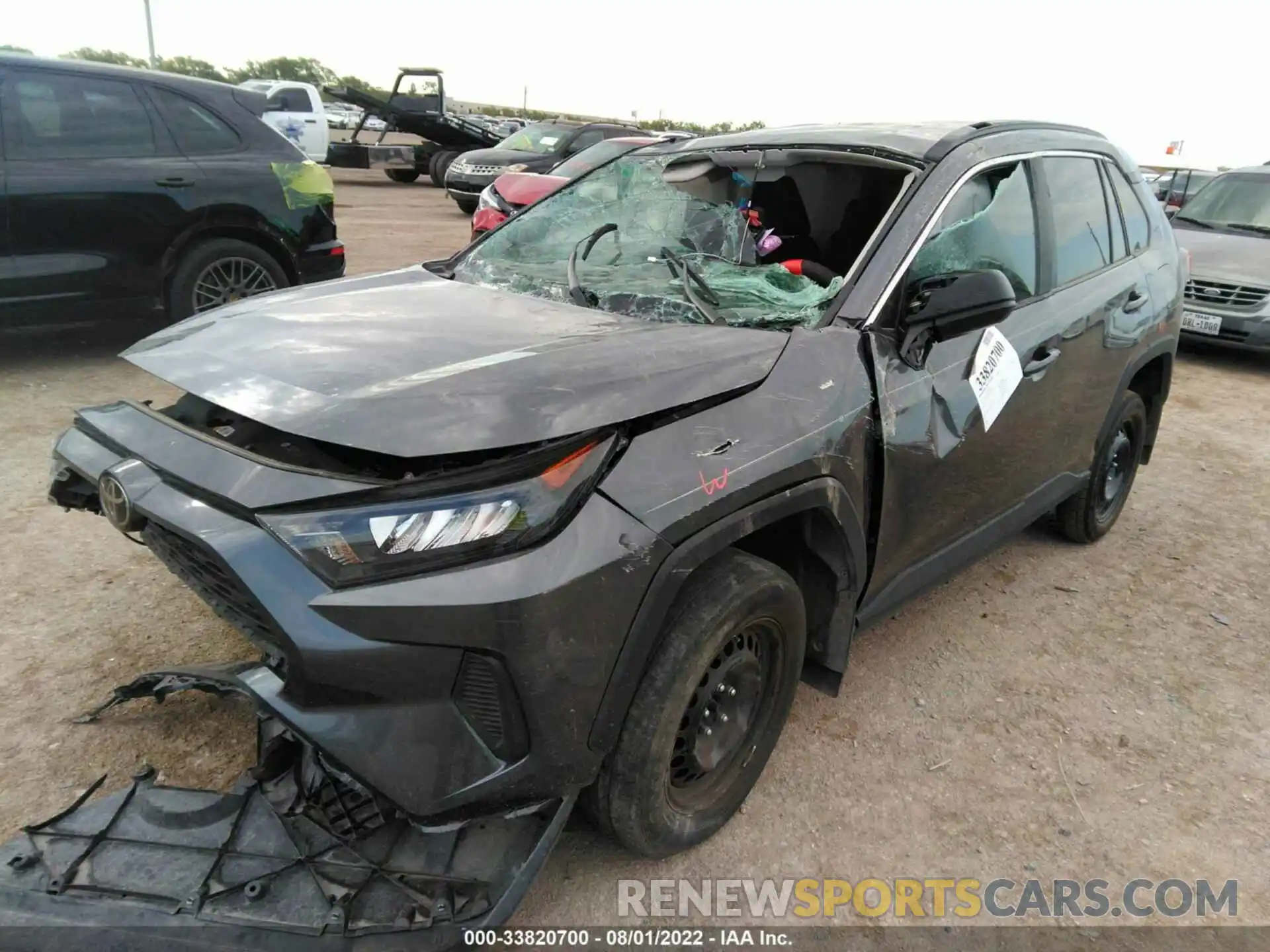 2 Photograph of a damaged car 2T3H1RFV5MC113484 TOYOTA RAV4 2021