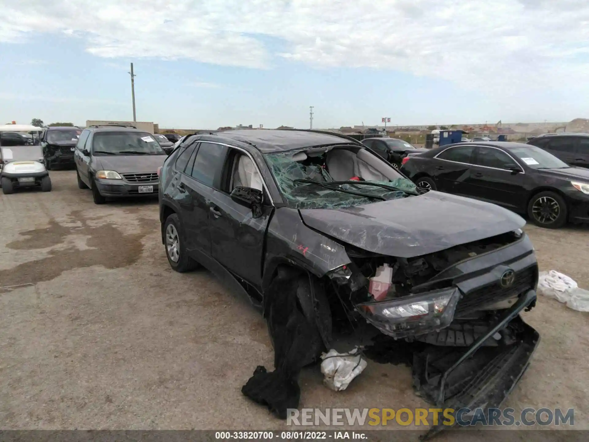 6 Photograph of a damaged car 2T3H1RFV5MC113484 TOYOTA RAV4 2021