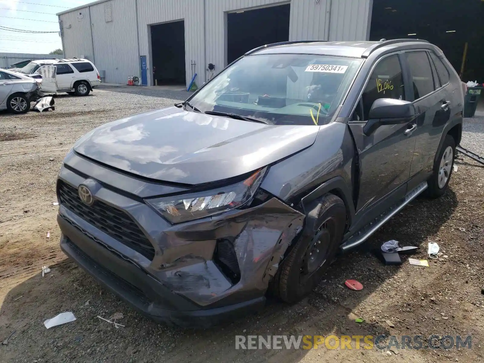 2 Photograph of a damaged car 2T3H1RFV5MC117020 TOYOTA RAV4 2021