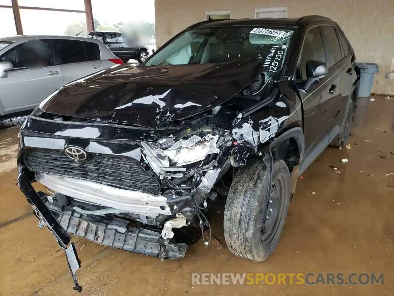 2 Photograph of a damaged car 2T3H1RFV5MC125750 TOYOTA RAV4 2021