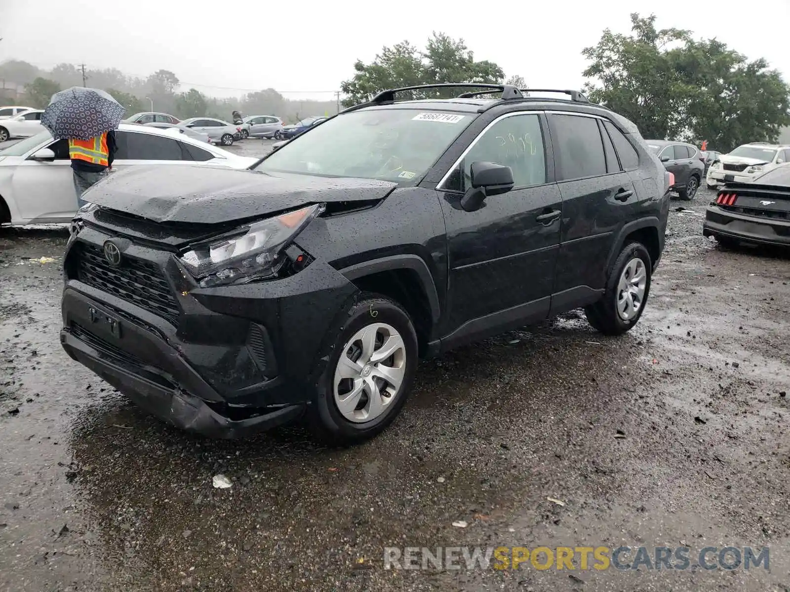 2 Photograph of a damaged car 2T3H1RFV5MC135193 TOYOTA RAV4 2021