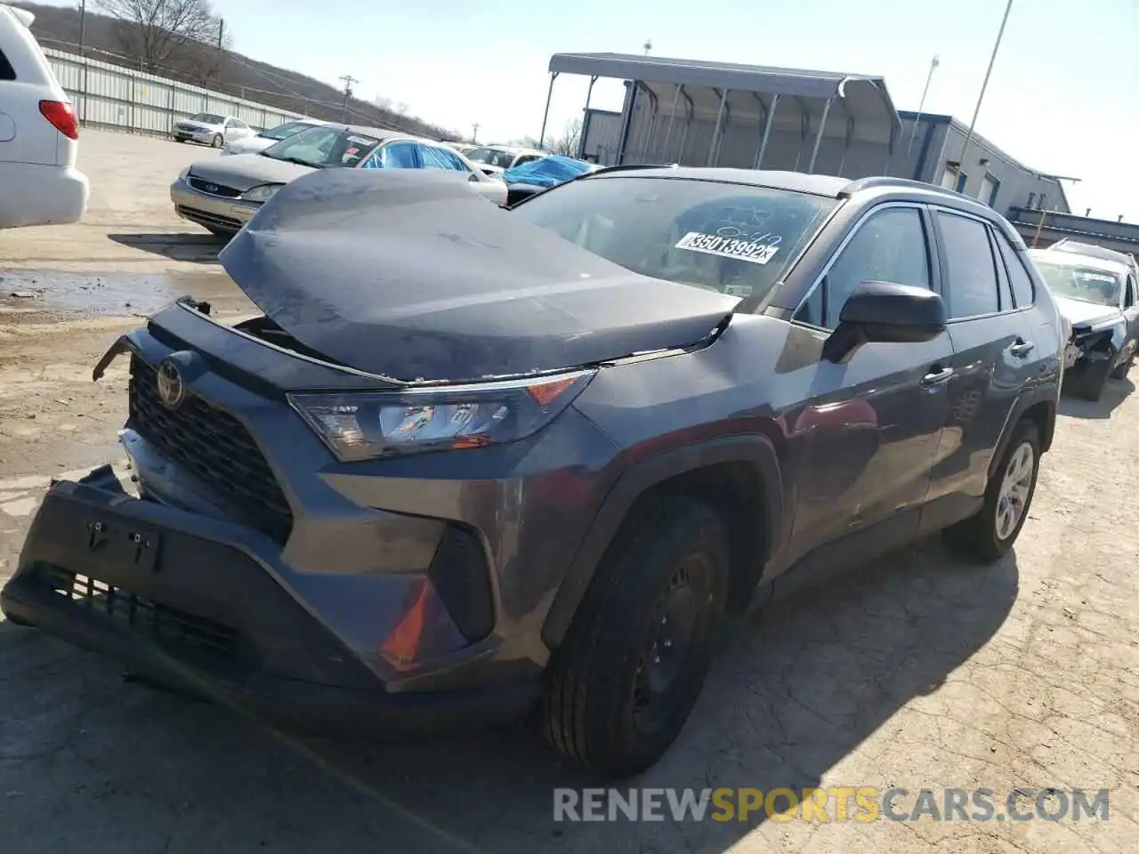 2 Photograph of a damaged car 2T3H1RFV5MC138451 TOYOTA RAV4 2021