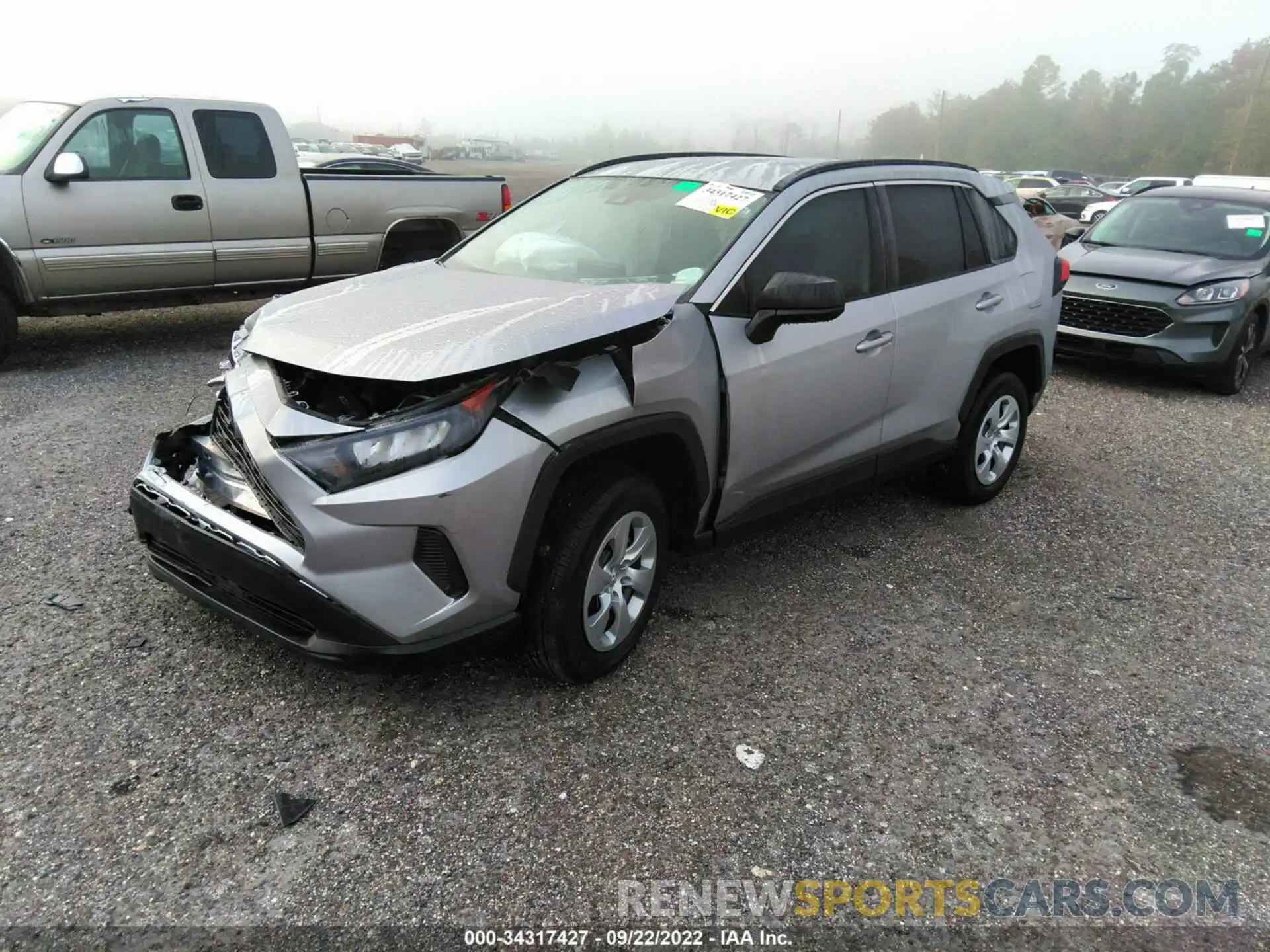 2 Photograph of a damaged car 2T3H1RFV5MC139339 TOYOTA RAV4 2021