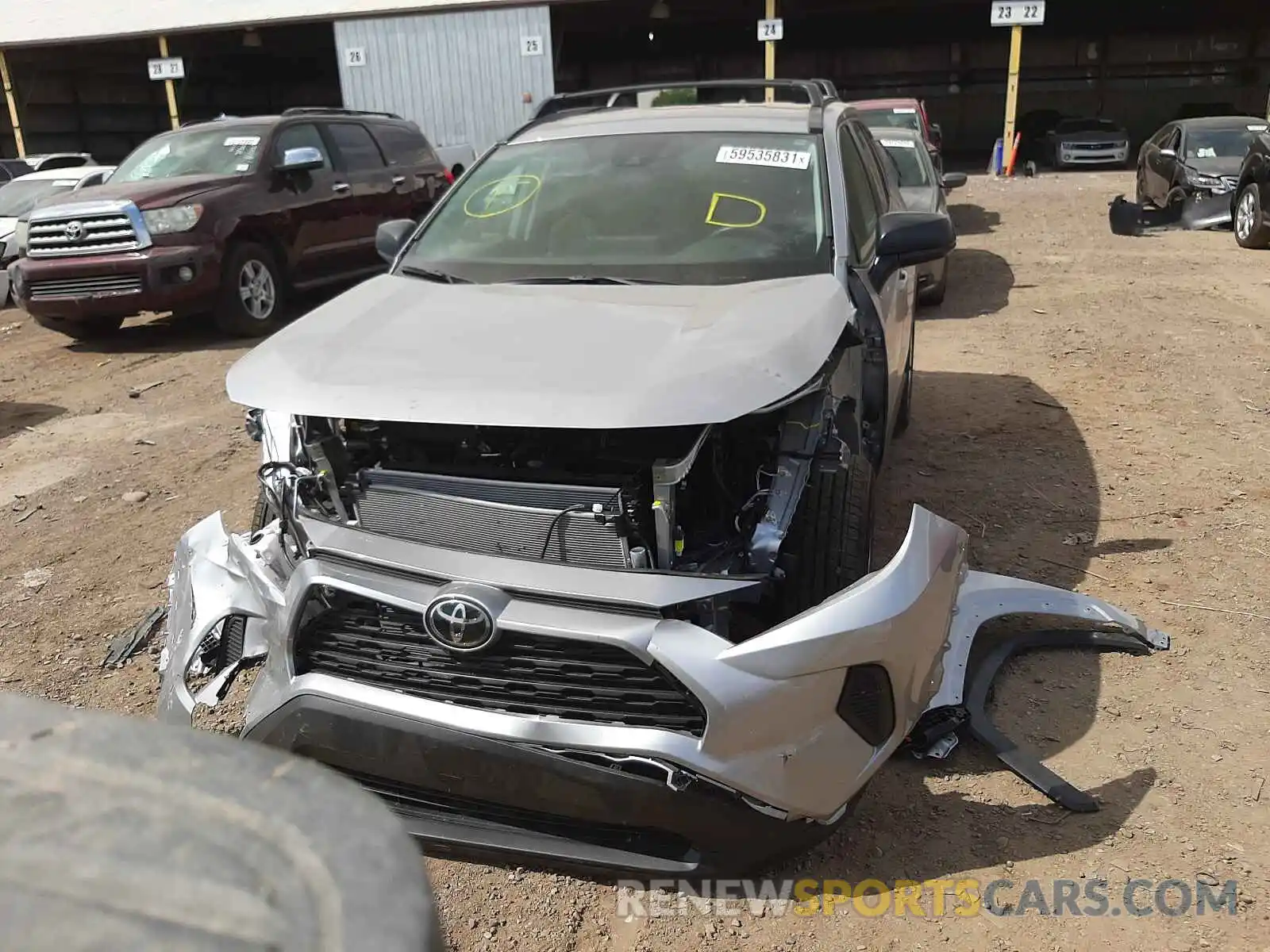 9 Photograph of a damaged car 2T3H1RFV5MC139762 TOYOTA RAV4 2021