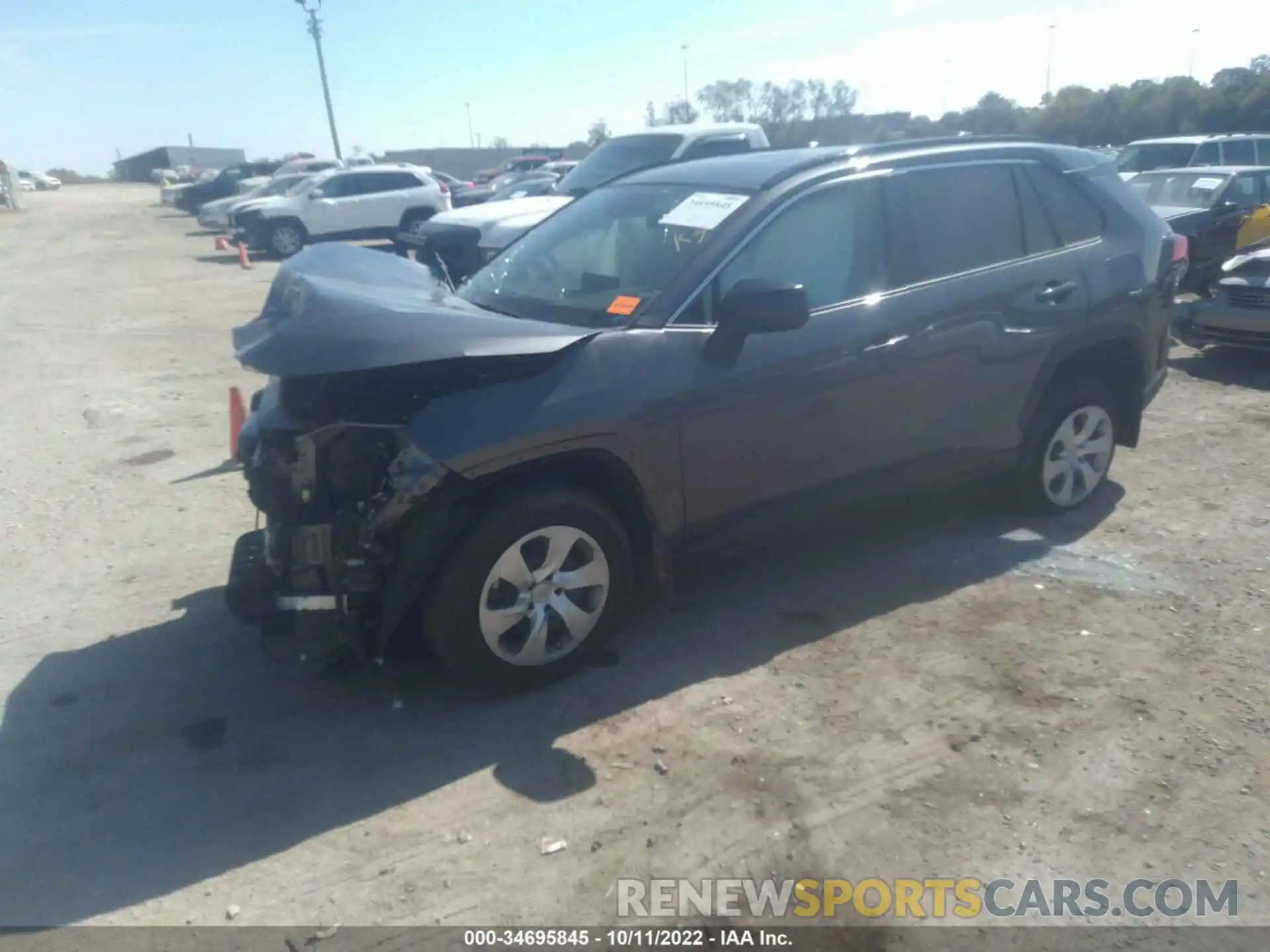 2 Photograph of a damaged car 2T3H1RFV5MC148526 TOYOTA RAV4 2021