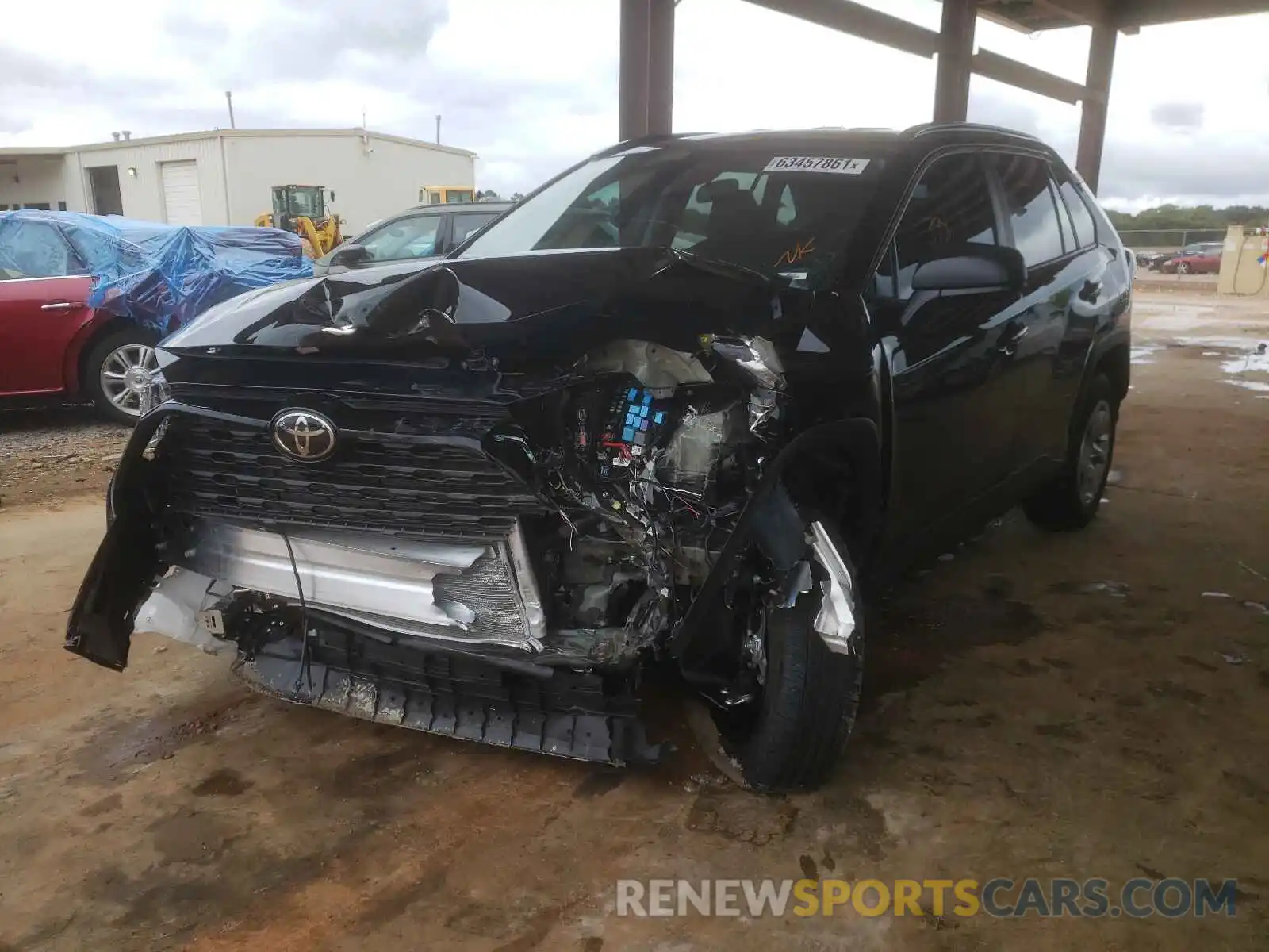 2 Photograph of a damaged car 2T3H1RFV5MC150339 TOYOTA RAV4 2021