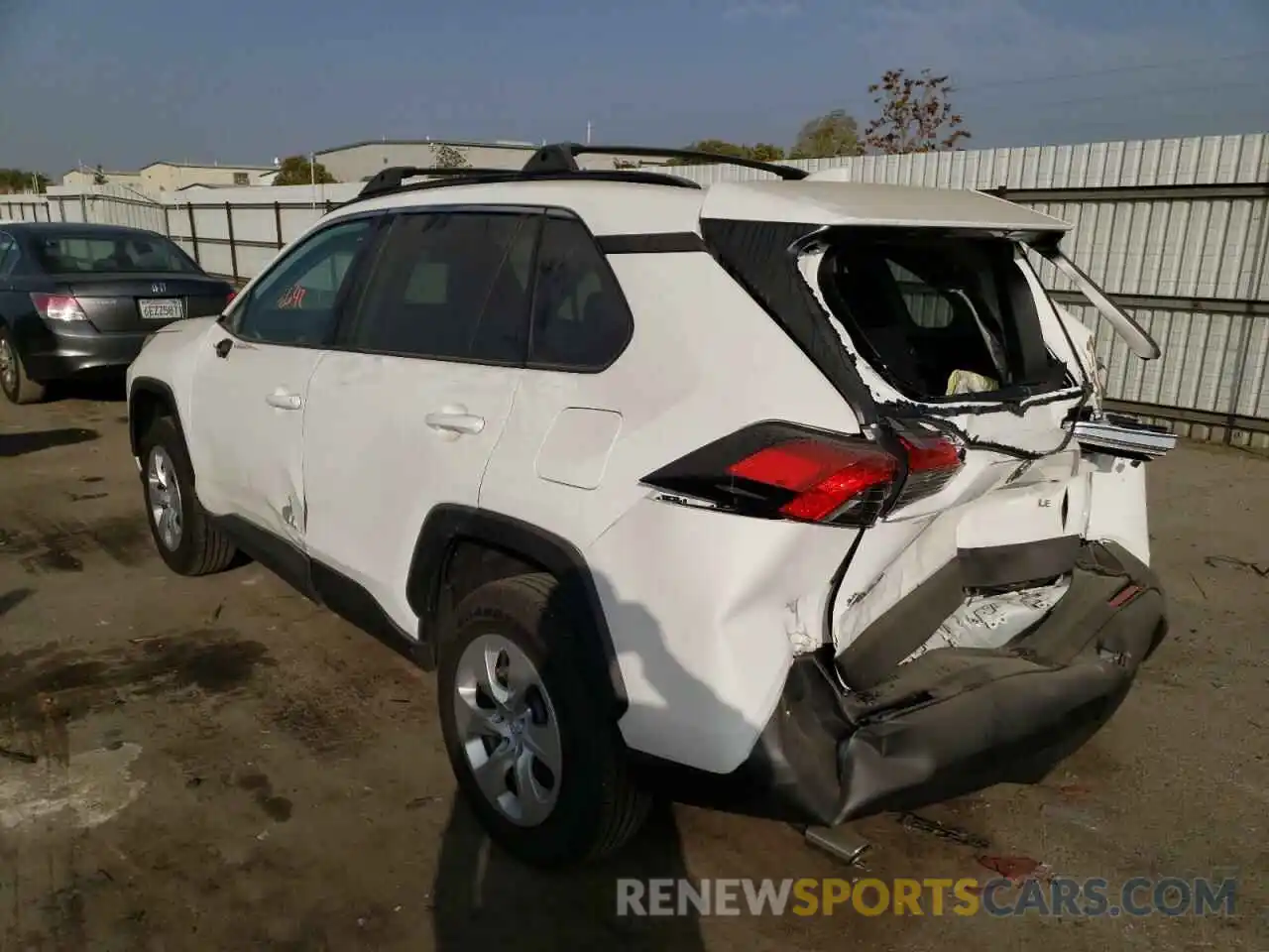 3 Photograph of a damaged car 2T3H1RFV5MC150986 TOYOTA RAV4 2021