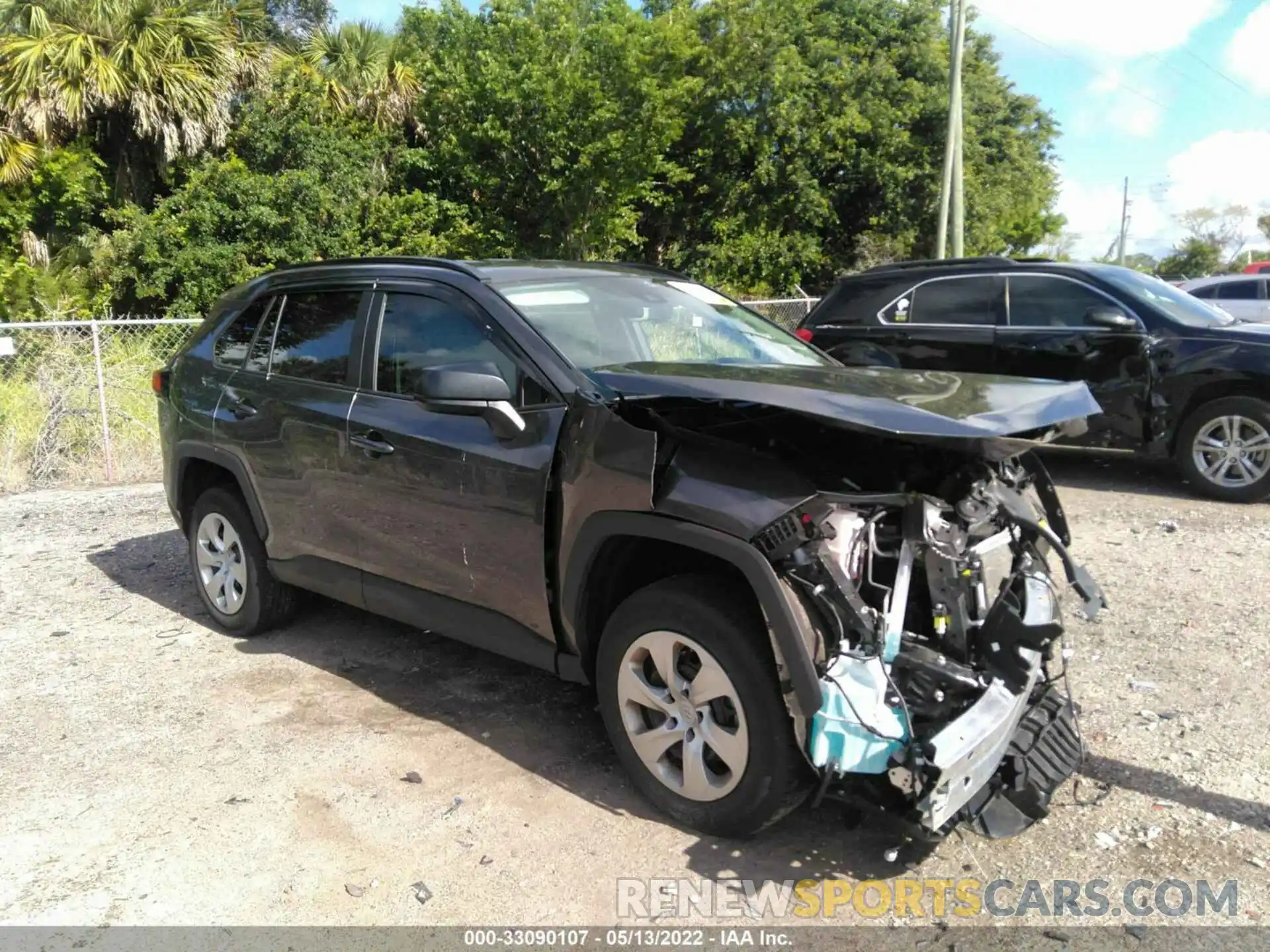 1 Photograph of a damaged car 2T3H1RFV5MC153905 TOYOTA RAV4 2021