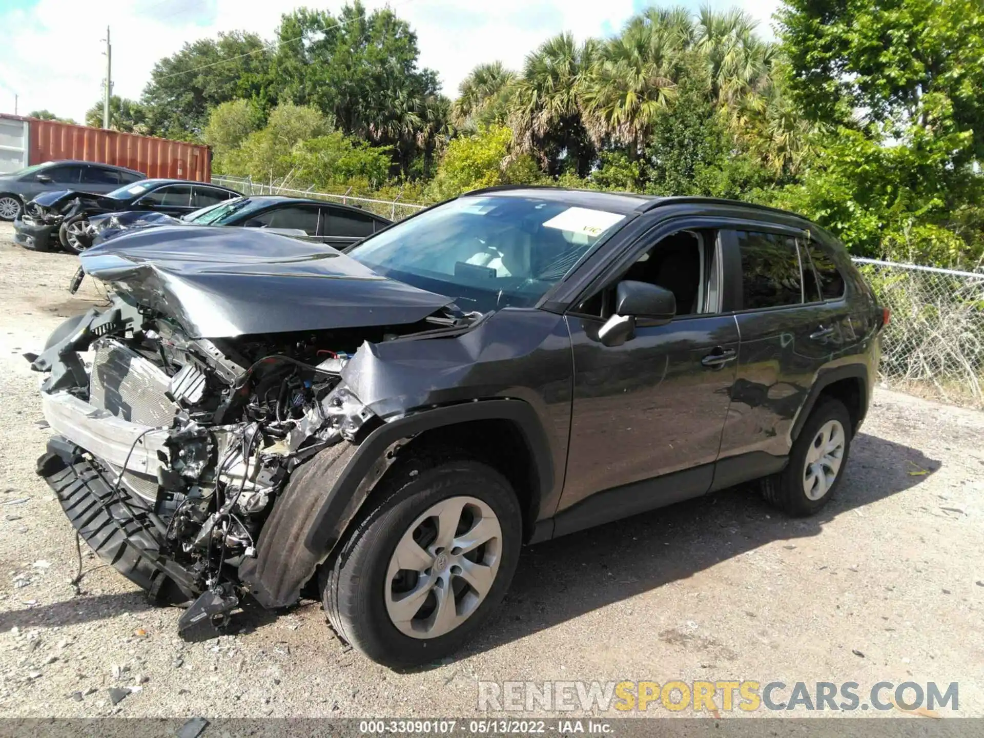 2 Photograph of a damaged car 2T3H1RFV5MC153905 TOYOTA RAV4 2021