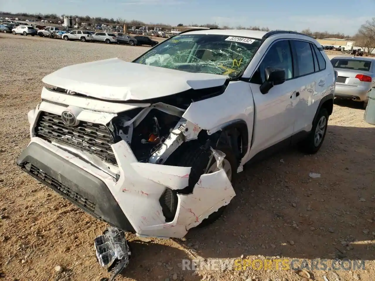 2 Photograph of a damaged car 2T3H1RFV5MC159980 TOYOTA RAV4 2021