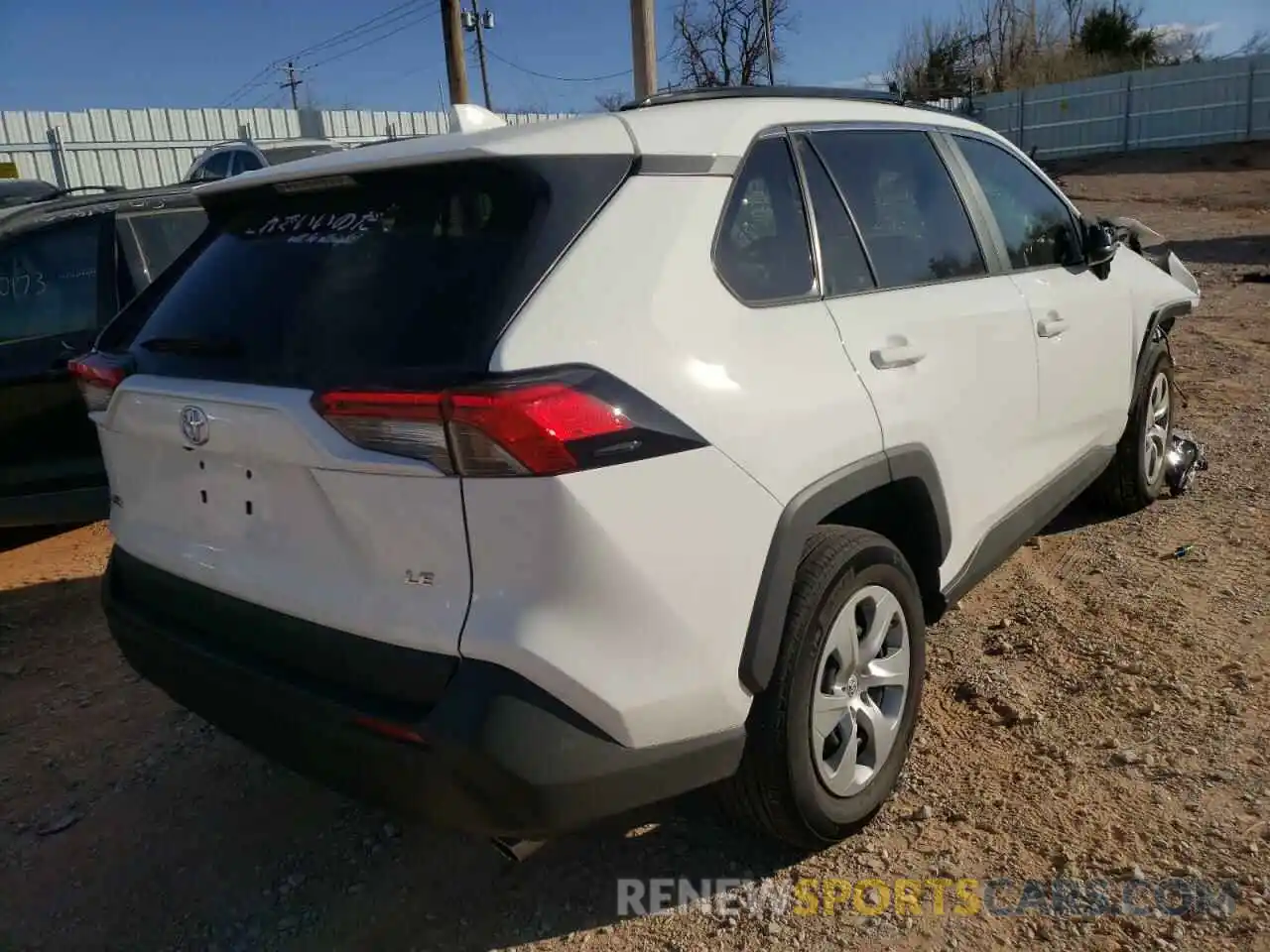 4 Photograph of a damaged car 2T3H1RFV5MC159980 TOYOTA RAV4 2021