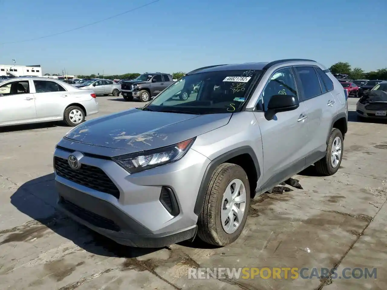 2 Фотография поврежденного автомобиля 2T3H1RFV5MC164337 TOYOTA RAV4 2021