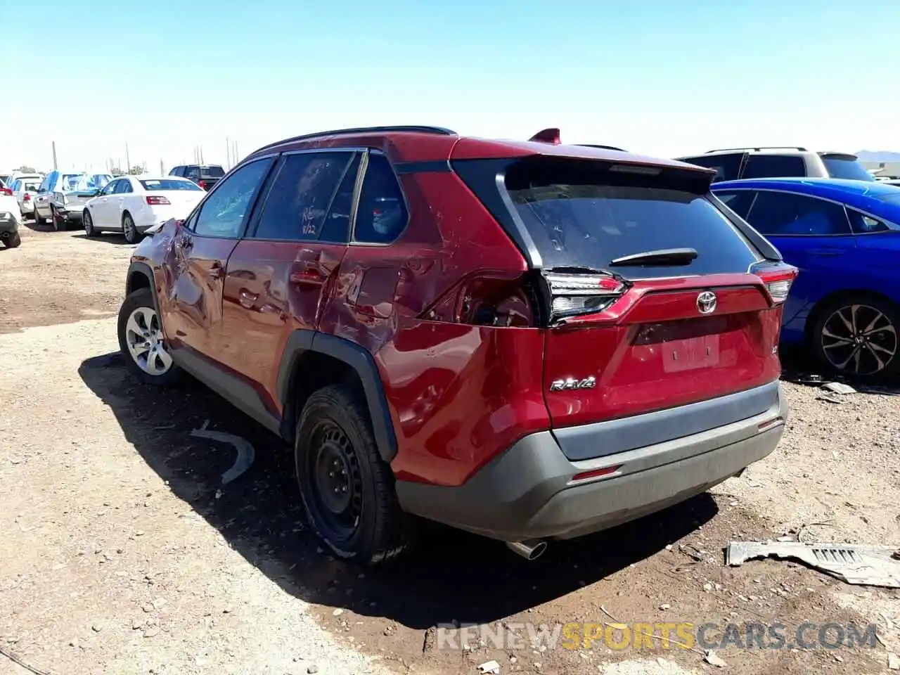 3 Photograph of a damaged car 2T3H1RFV5MW131191 TOYOTA RAV4 2021