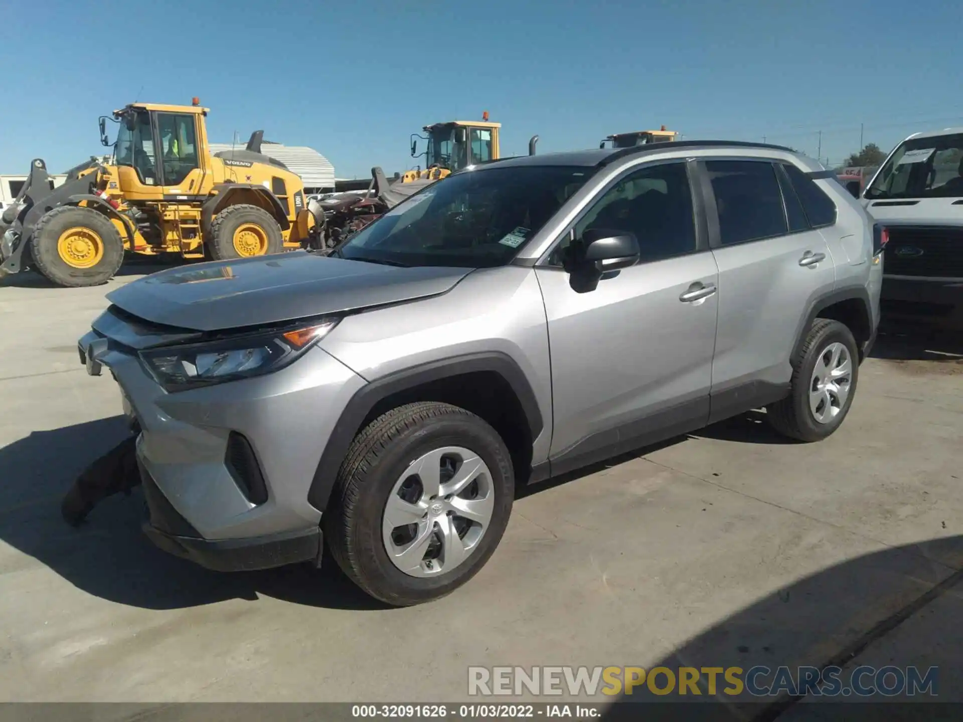 2 Photograph of a damaged car 2T3H1RFV5MW133149 TOYOTA RAV4 2021