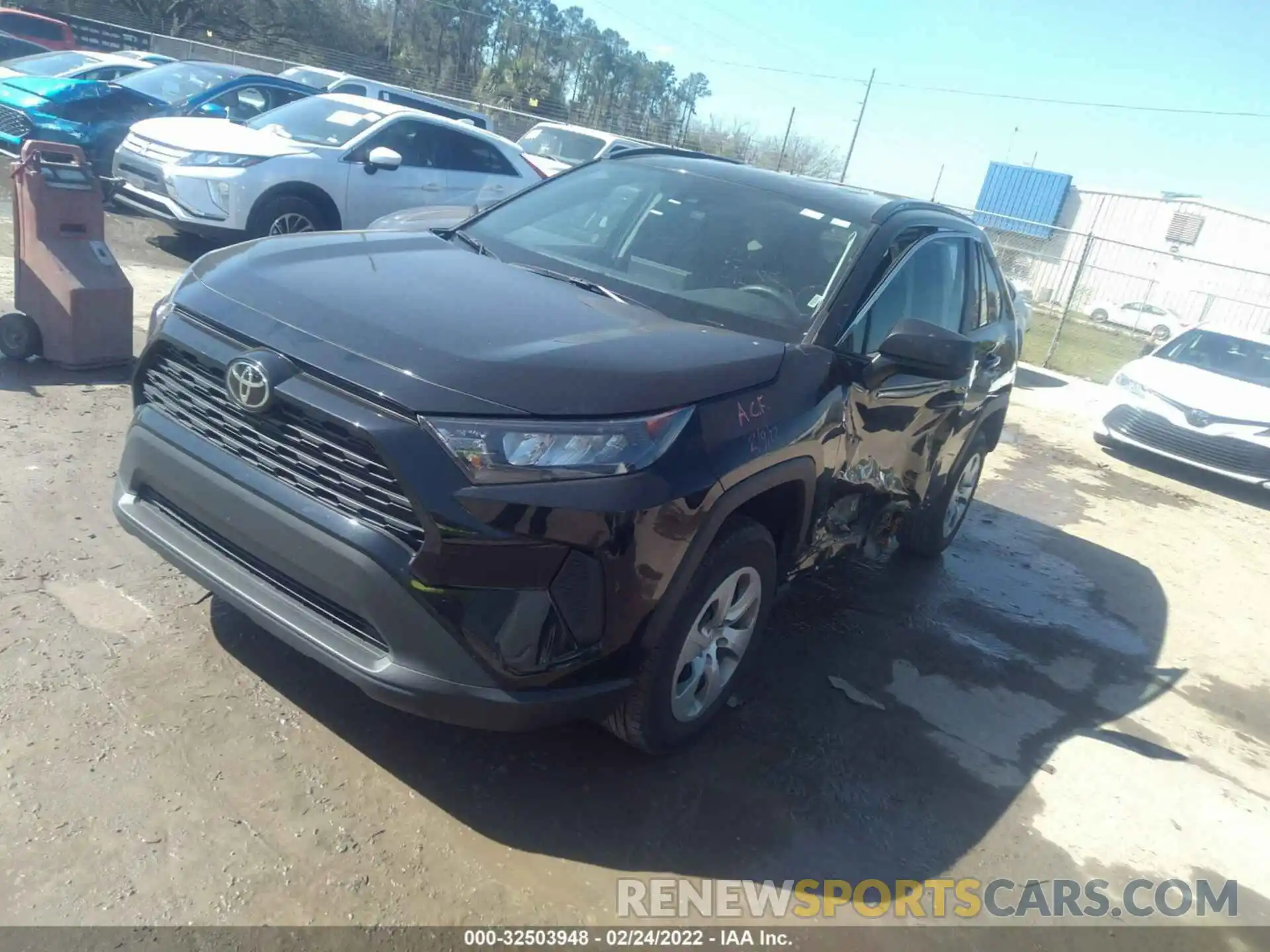 2 Photograph of a damaged car 2T3H1RFV5MW135659 TOYOTA RAV4 2021