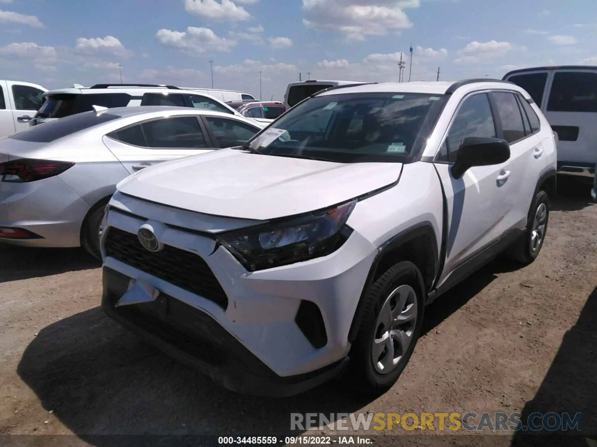 2 Фотография поврежденного автомобиля 2T3H1RFV5MW143292 TOYOTA RAV4 2021