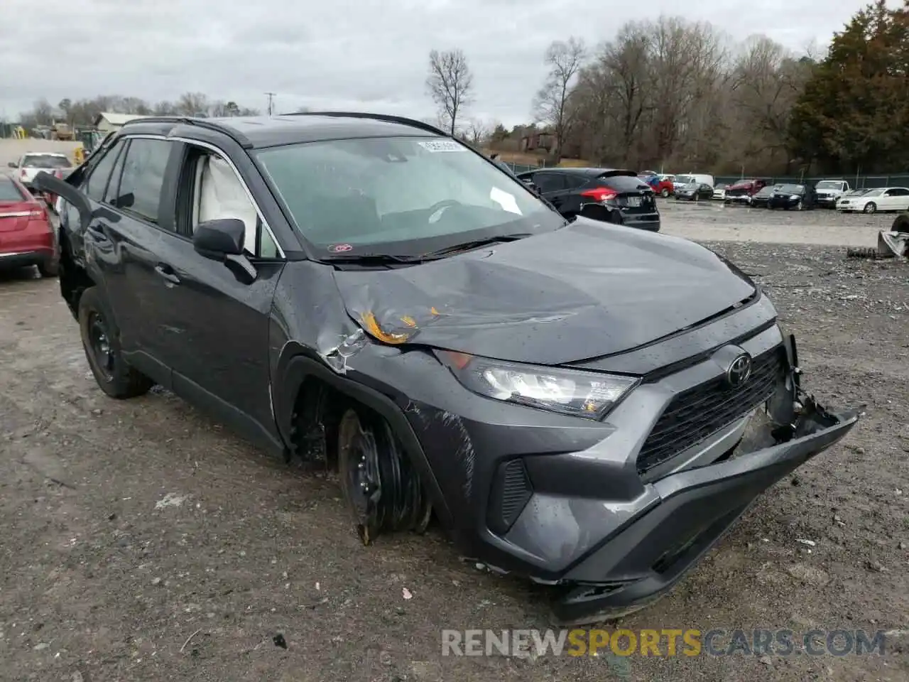 1 Photograph of a damaged car 2T3H1RFV5MW151215 TOYOTA RAV4 2021