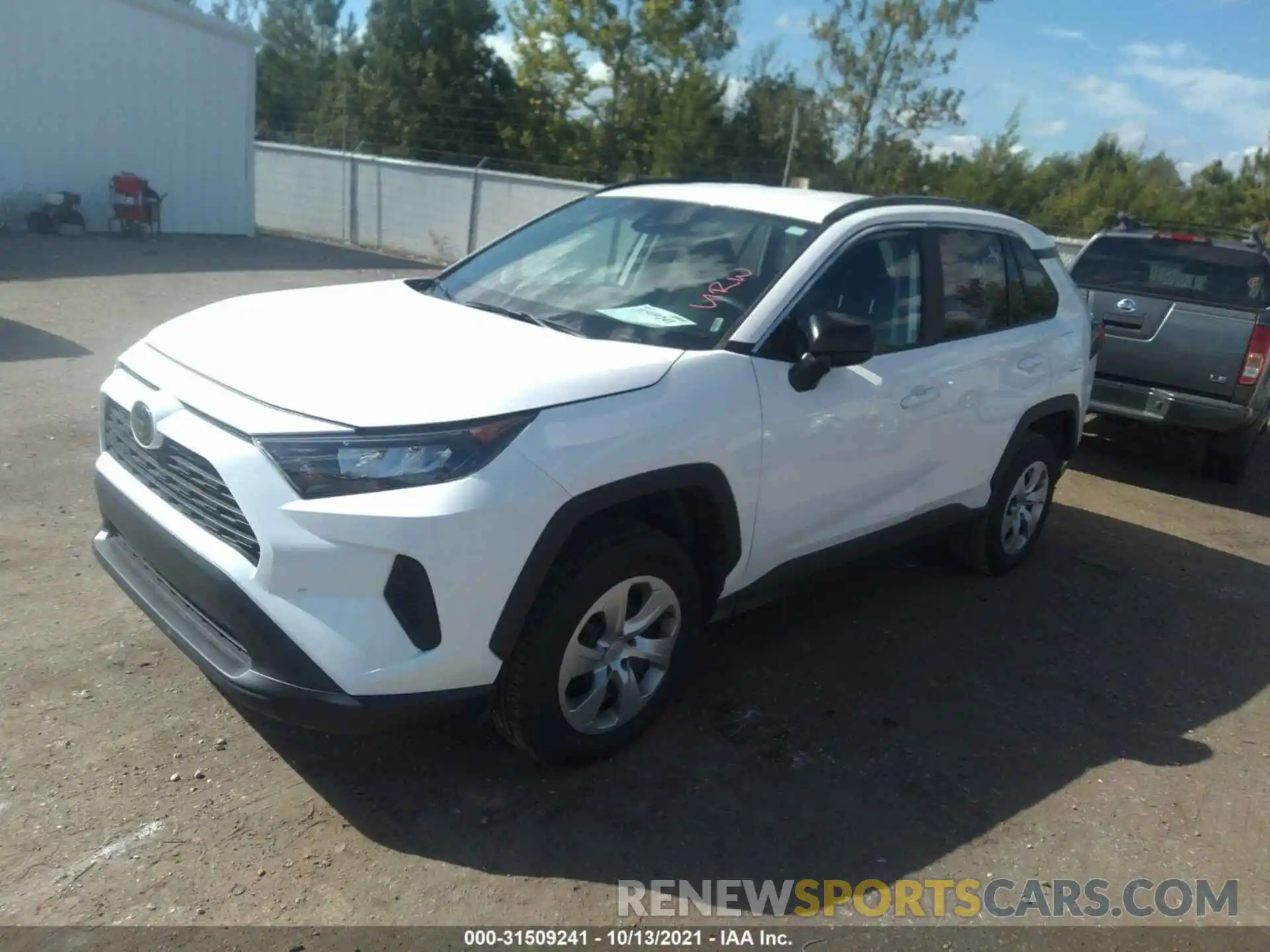 2 Photograph of a damaged car 2T3H1RFV5MW151795 TOYOTA RAV4 2021