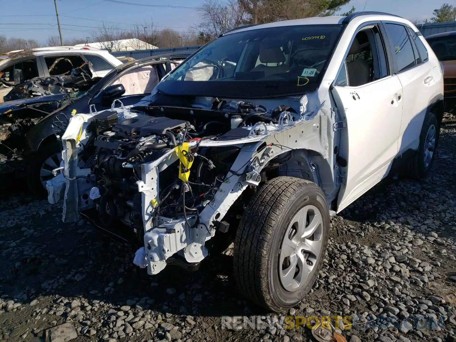 2 Photograph of a damaged car 2T3H1RFV6MC091754 TOYOTA RAV4 2021