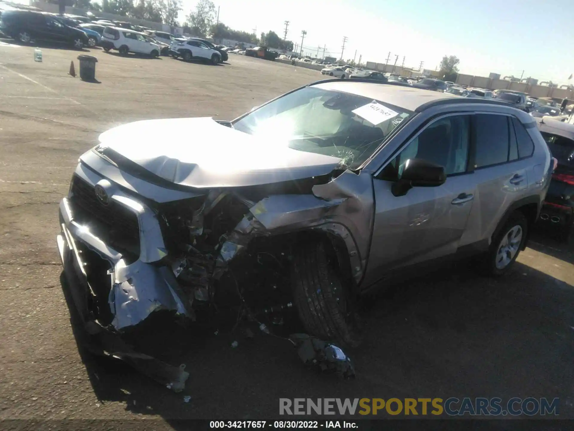 2 Photograph of a damaged car 2T3H1RFV6MC101070 TOYOTA RAV4 2021