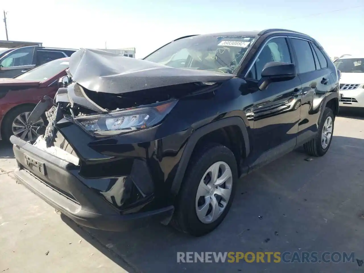 2 Photograph of a damaged car 2T3H1RFV6MC102655 TOYOTA RAV4 2021