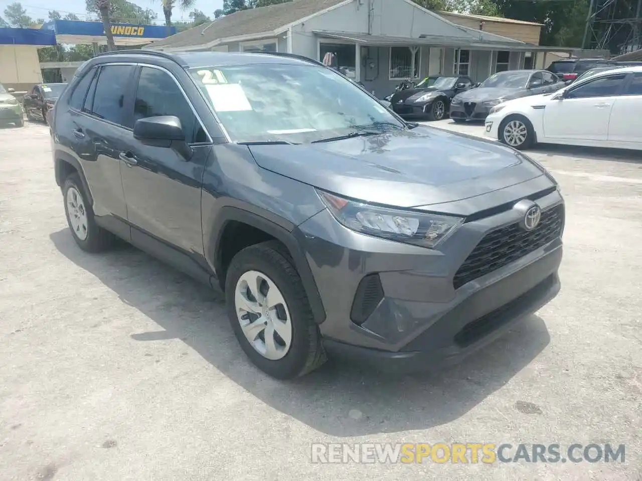 1 Photograph of a damaged car 2T3H1RFV6MC103689 TOYOTA RAV4 2021