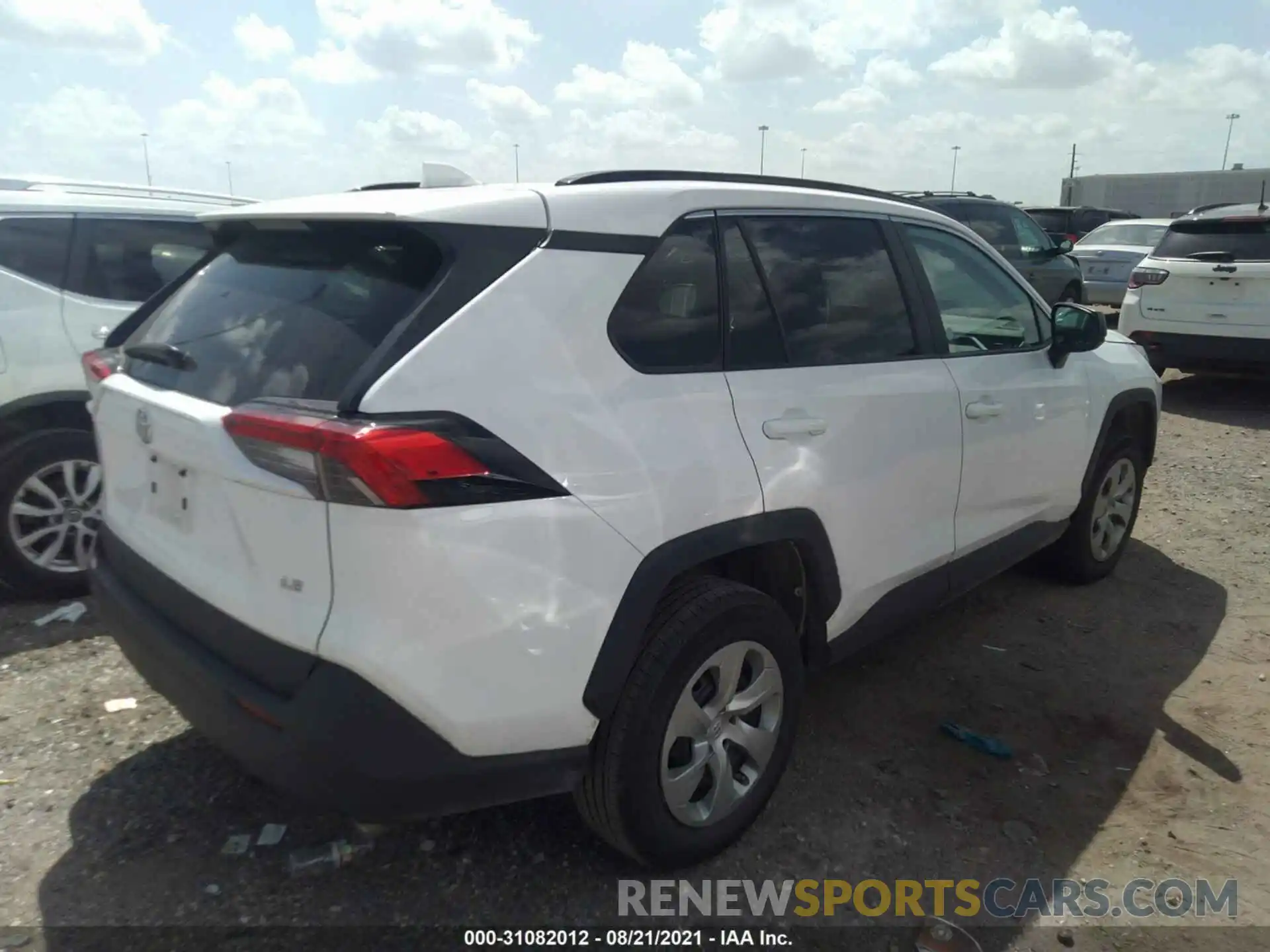 4 Фотография поврежденного автомобиля 2T3H1RFV6MC123621 TOYOTA RAV4 2021