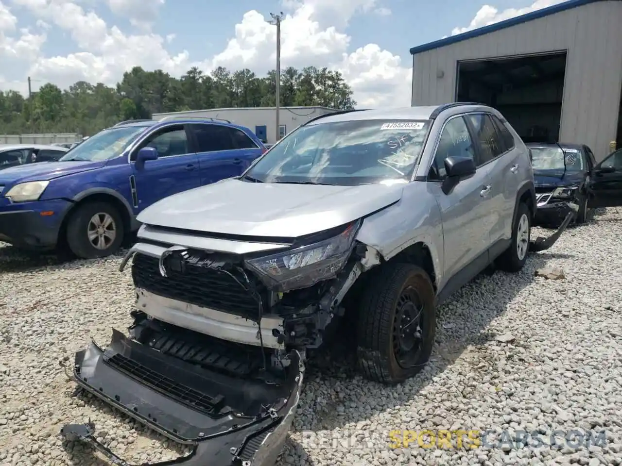 2 Photograph of a damaged car 2T3H1RFV6MC124221 TOYOTA RAV4 2021