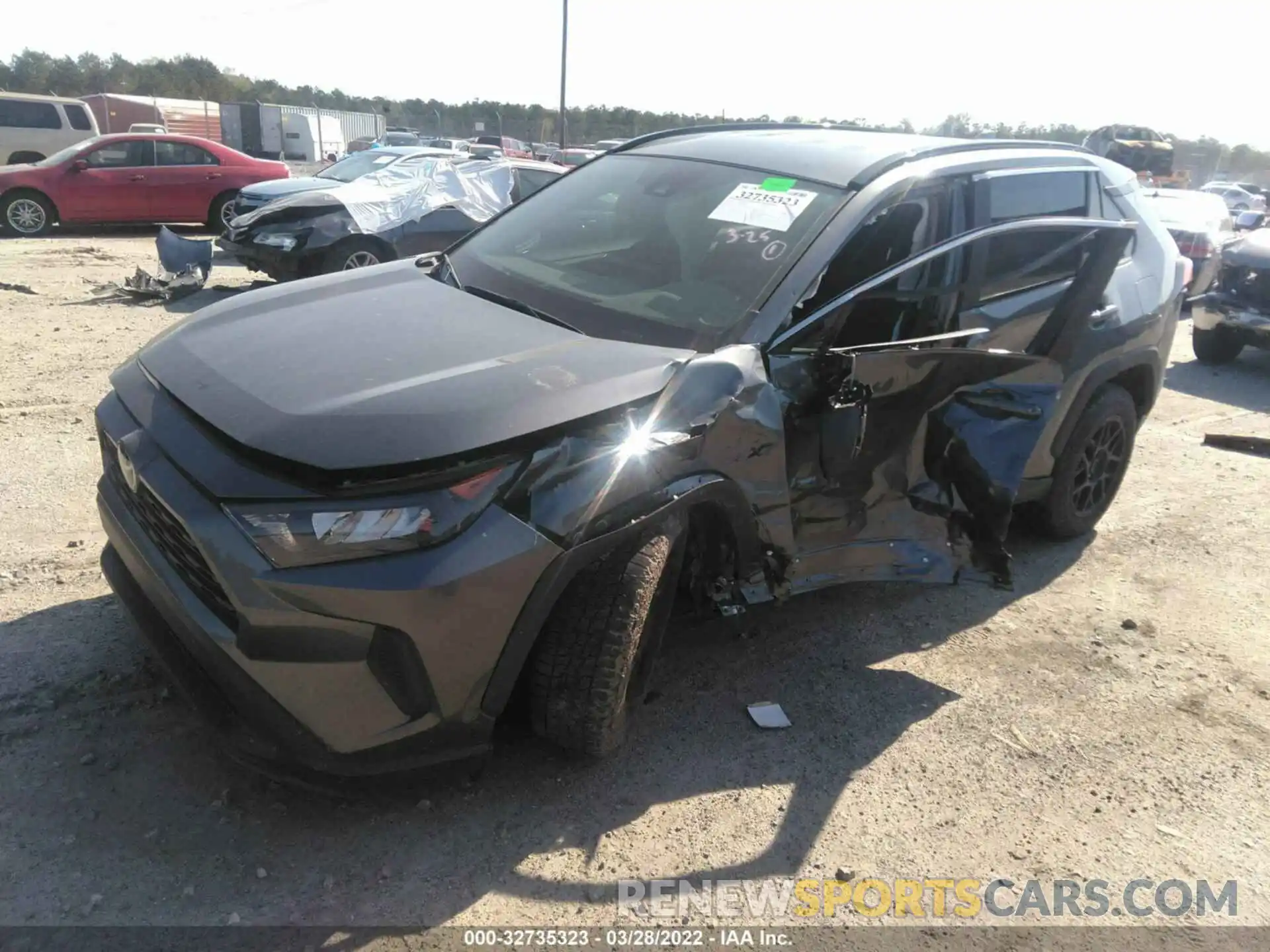 2 Photograph of a damaged car 2T3H1RFV6MC151449 TOYOTA RAV4 2021